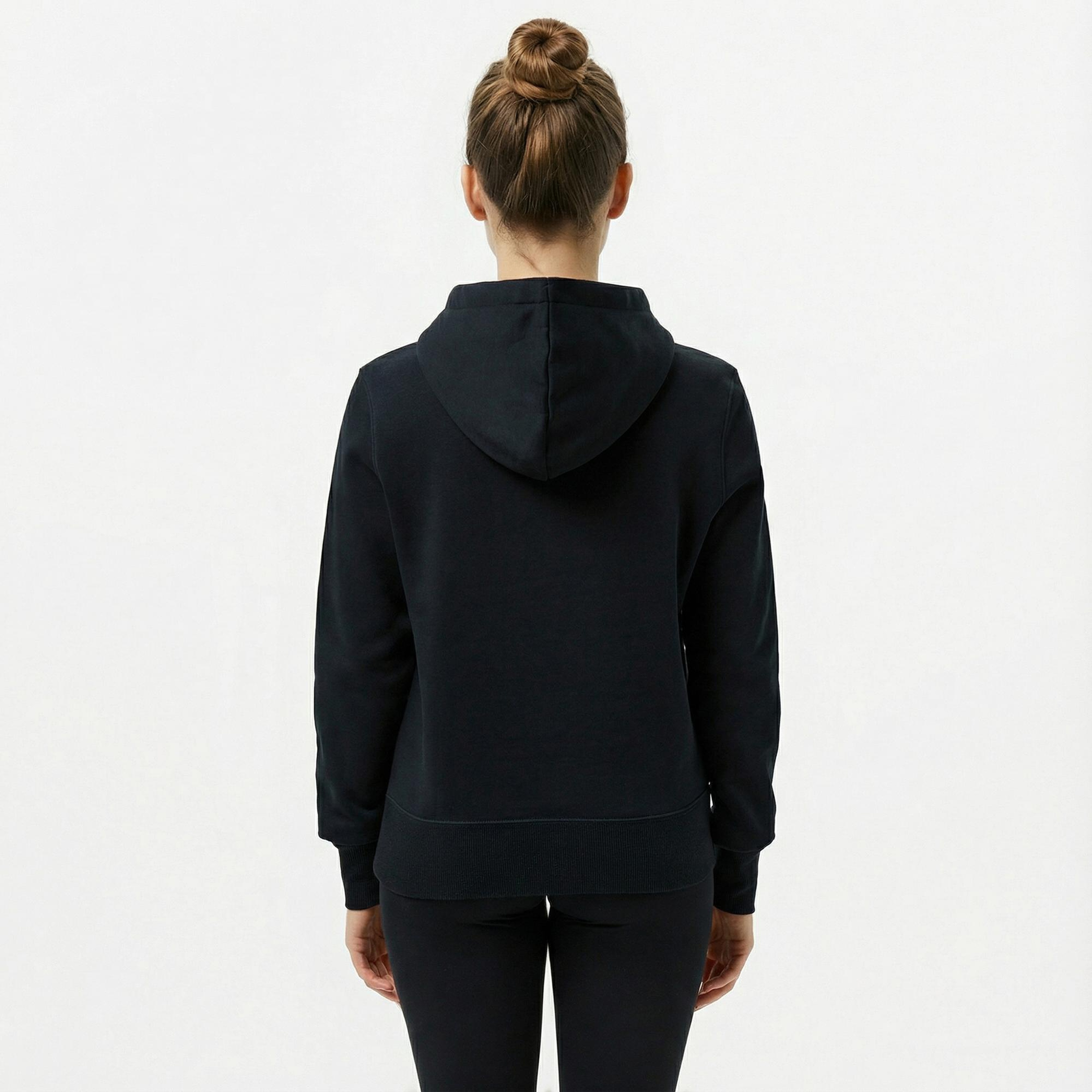 Nike Sportswear Phoenix Fleece Kadın Siyah Kapüşonlu Hoodie