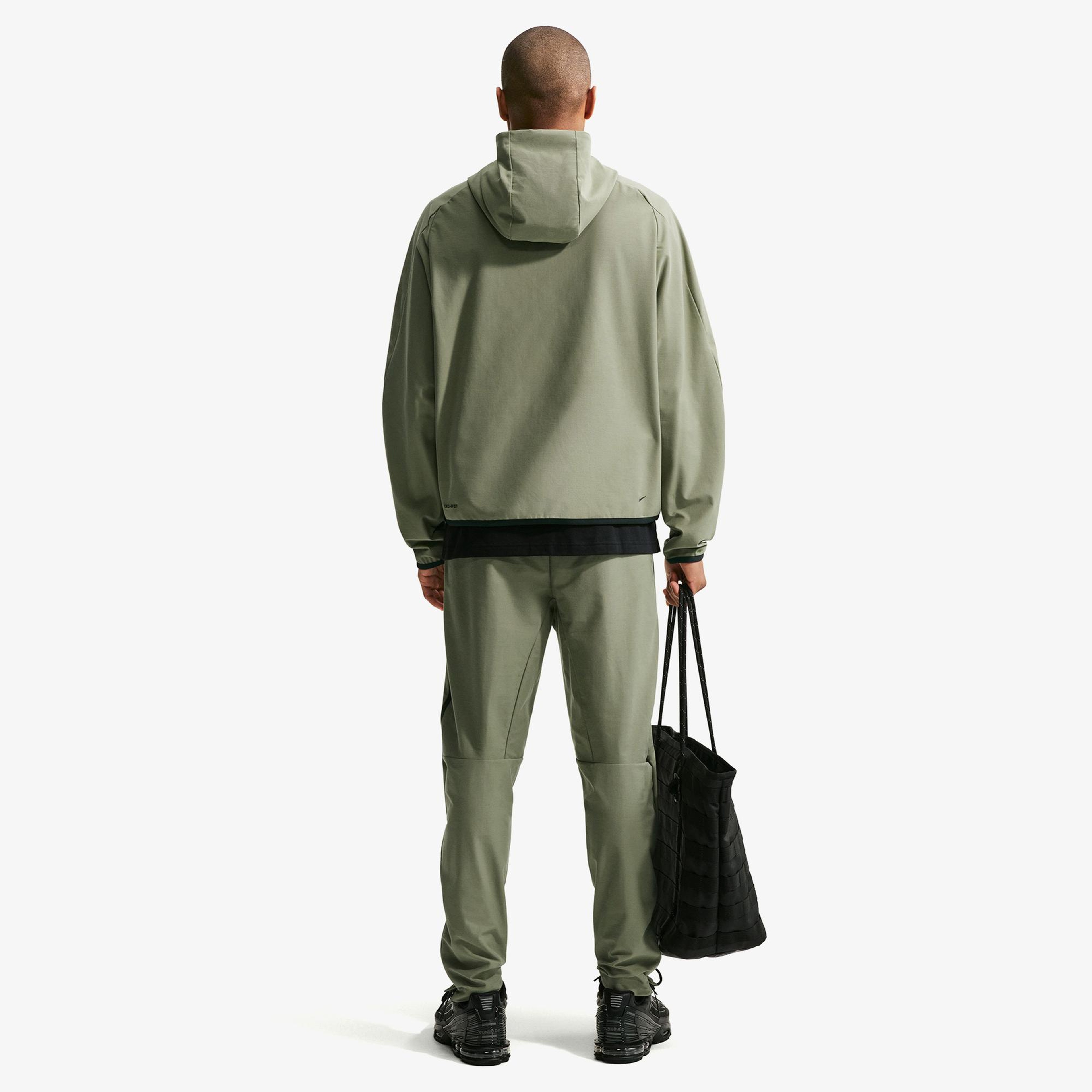 Nike Tech Shori Knit Erkek Yeşil Ceket