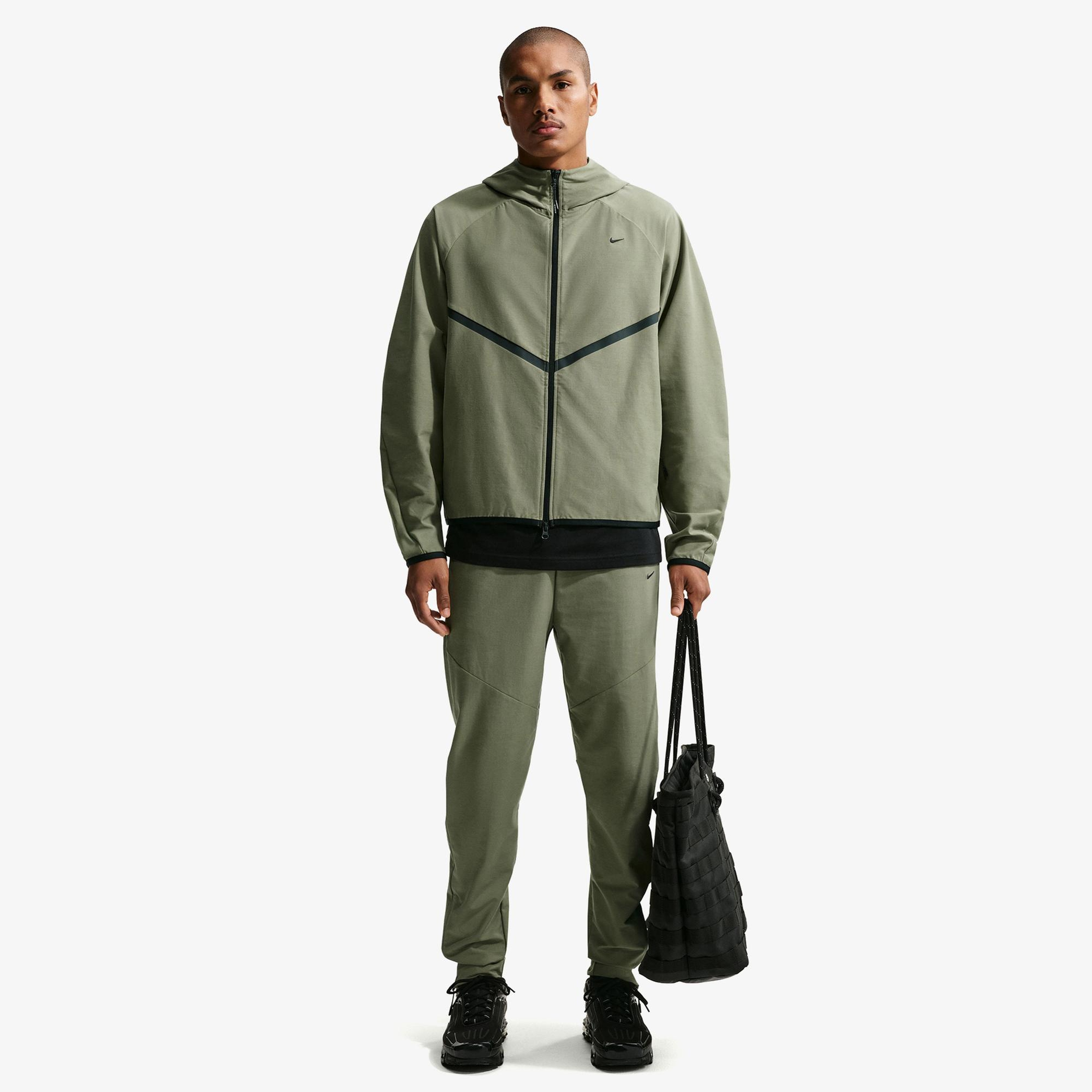 Nike Tech Shori Knit Erkek Yeşil Ceket