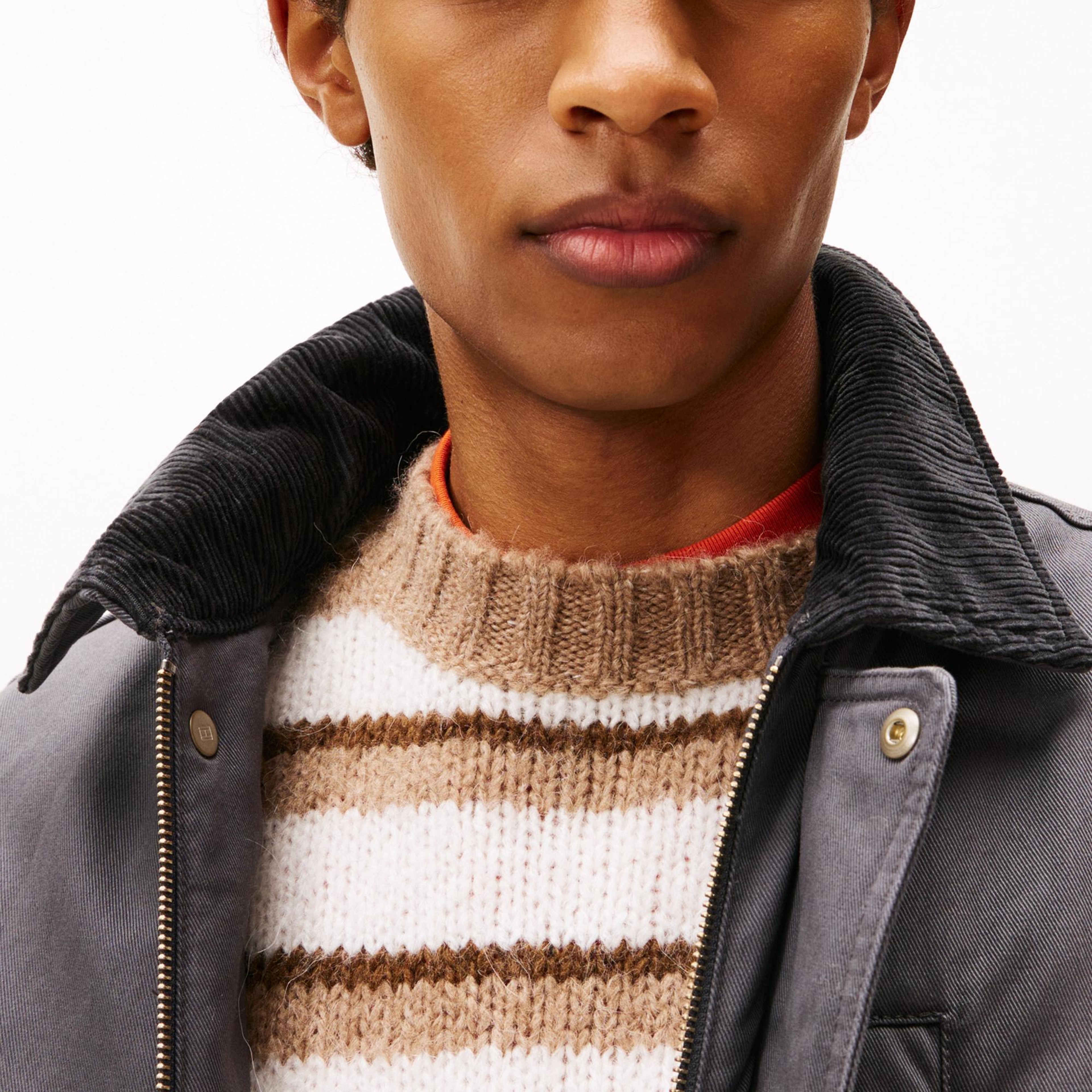 Tommy Jeans Twill Chore Erkek Gri Ceket