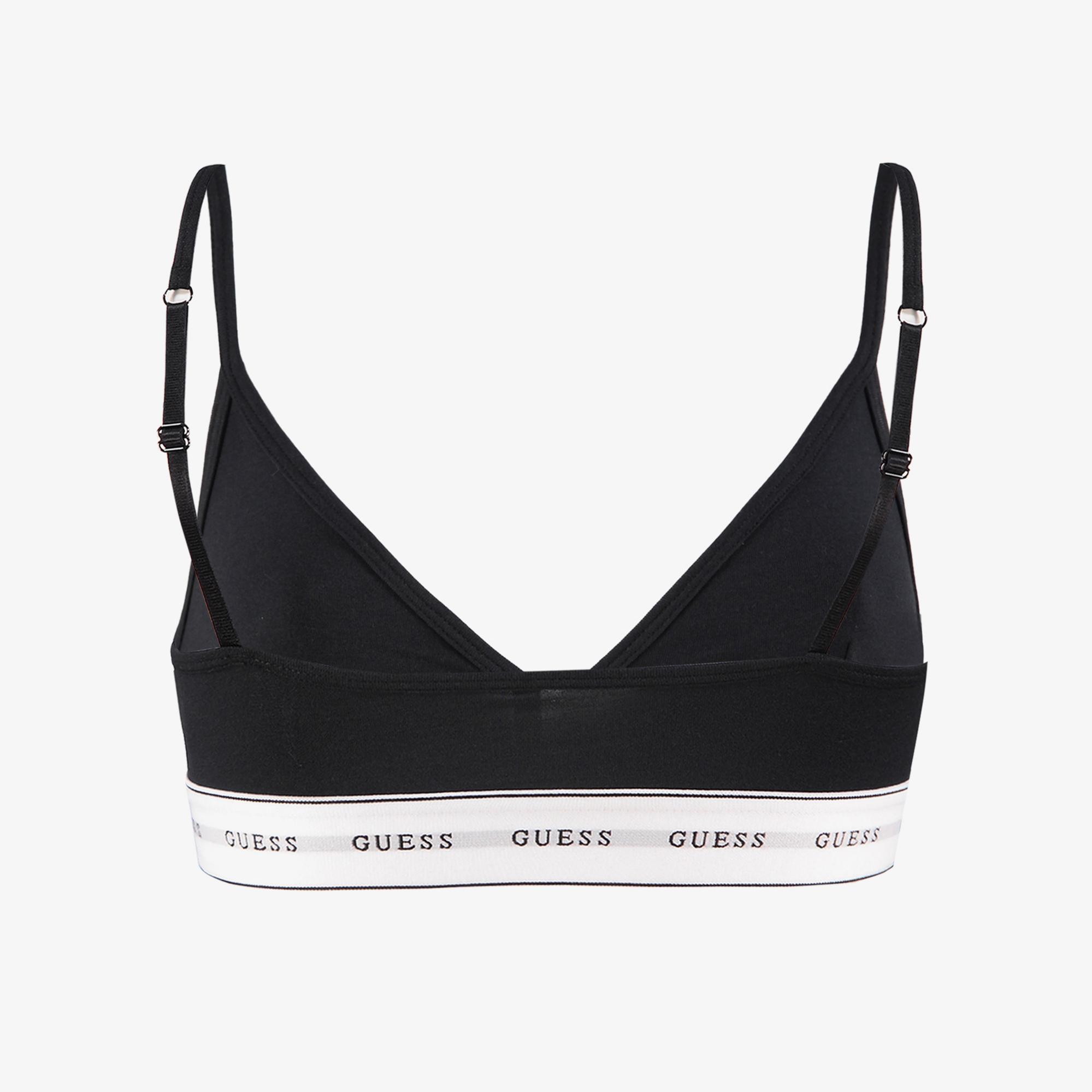 Guess Carrie Triangle Kadın Siyah Sütyen