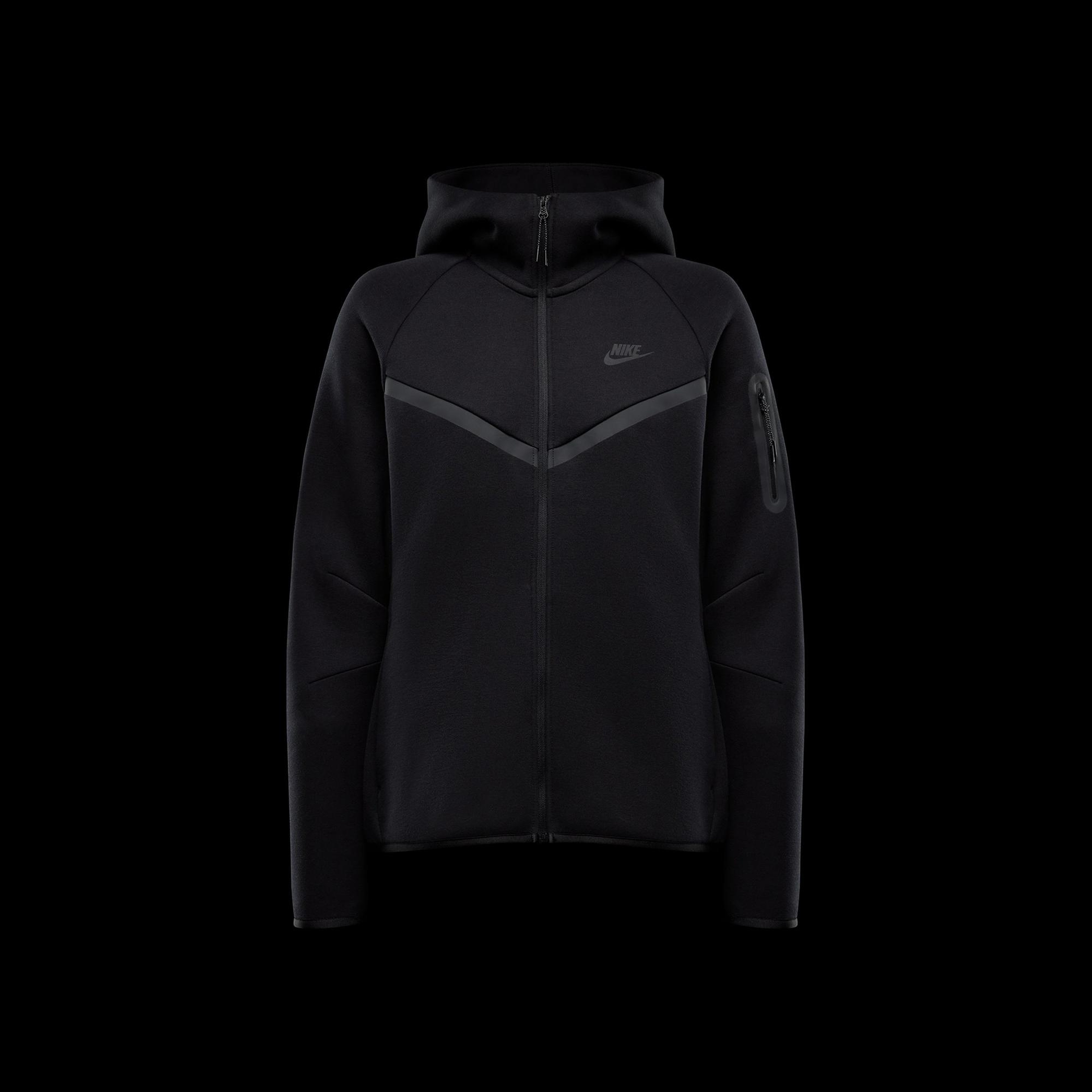Nike Sportswear Tech Fleece Windrunner Kadın Siyah Eşofman Üstü