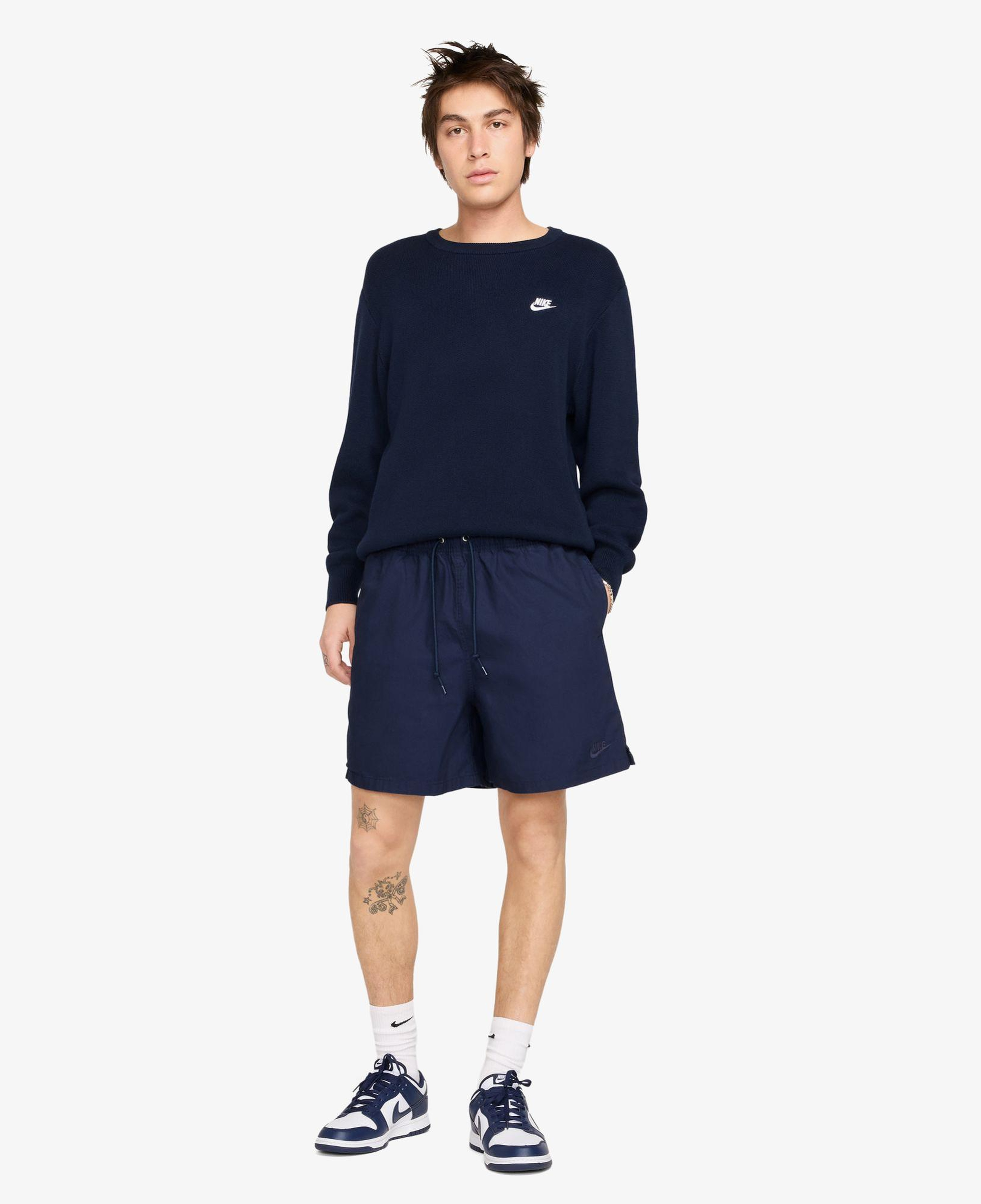 Nike Club Flow Erkek Lacivert Şort