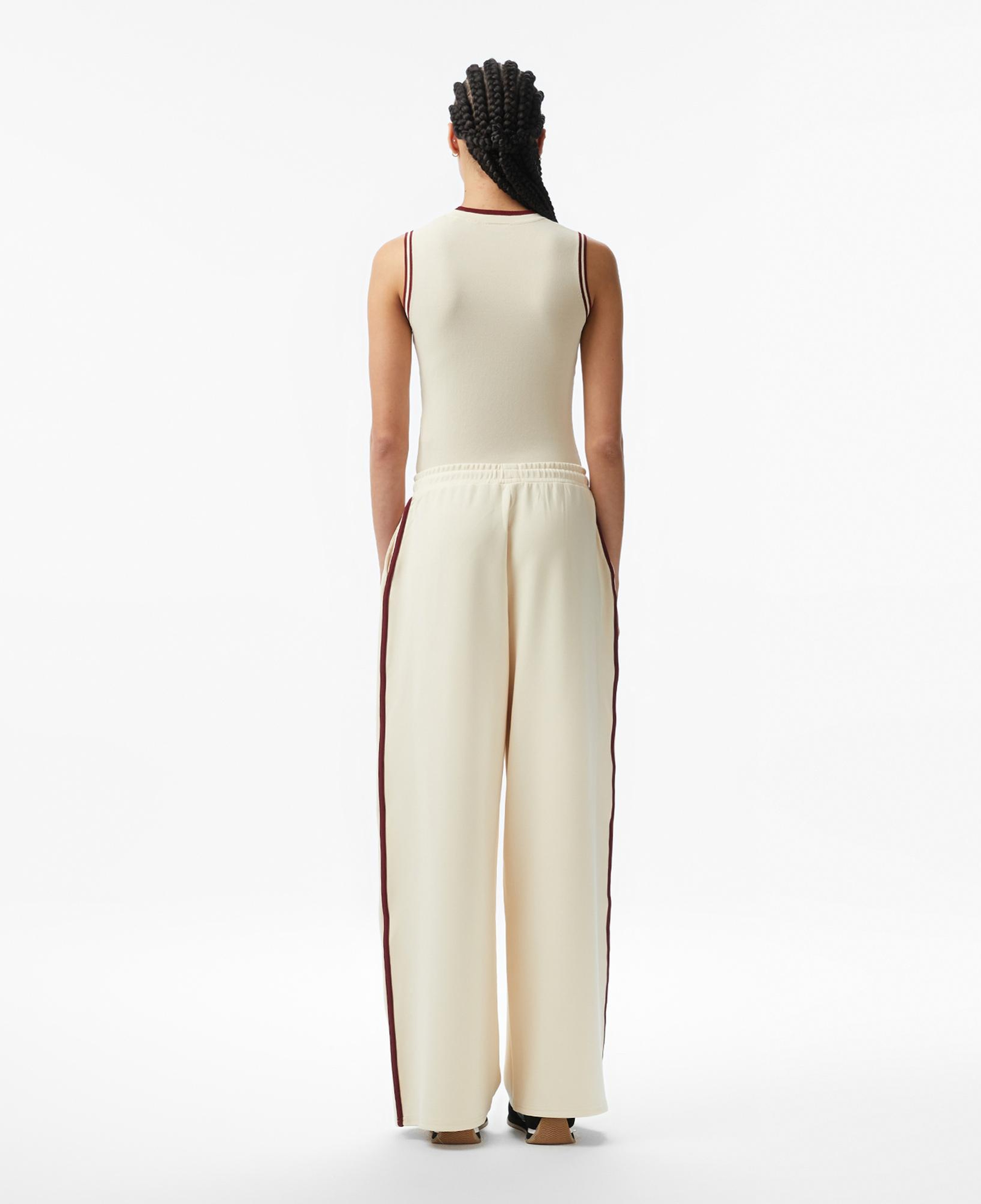 Guess Jasmine Aktif Modal Karışımlı Scuba Palazzo Fit Kadın Beyaz Eşofman Altı