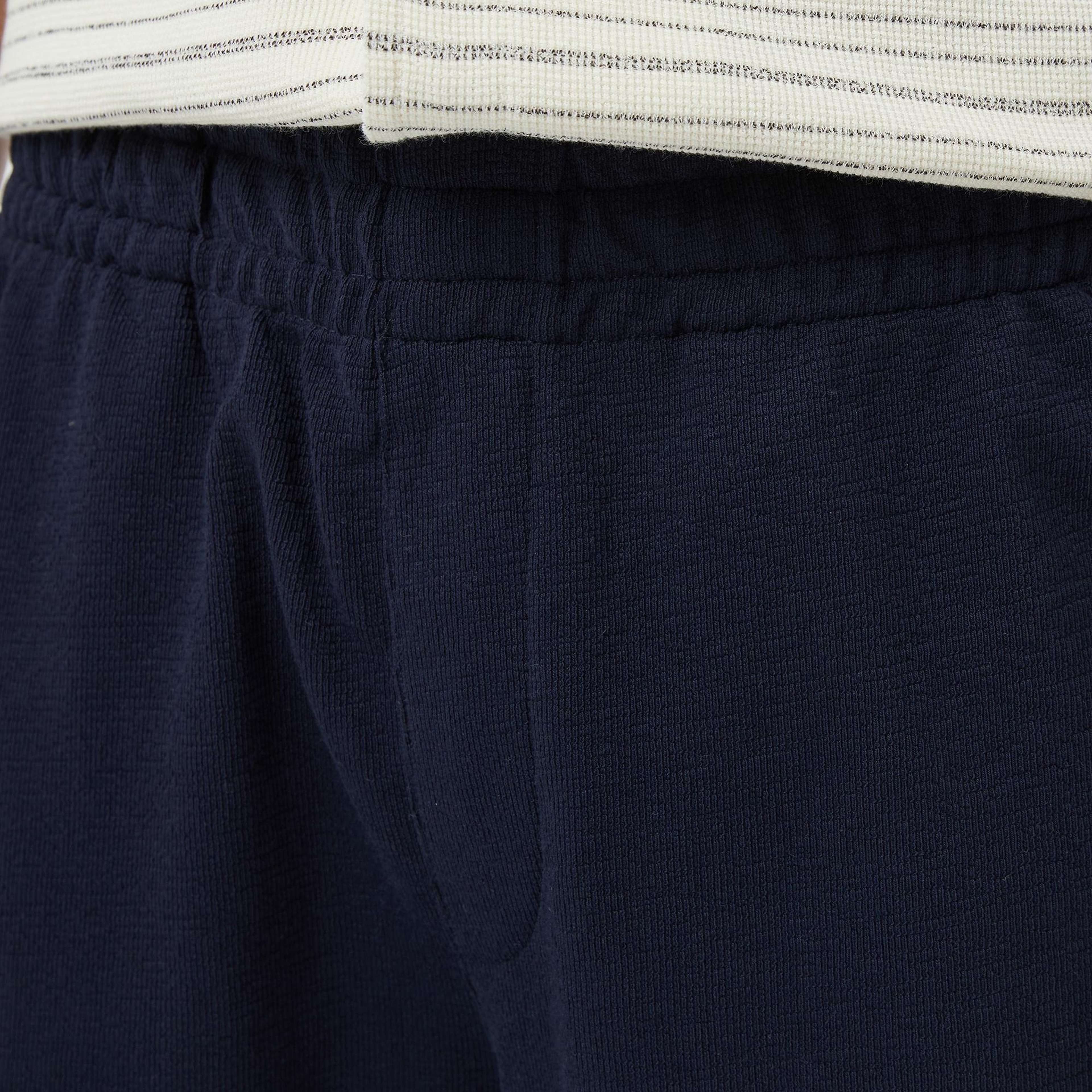 Guess Textured Regular Fit Erkek Lacivert Şort