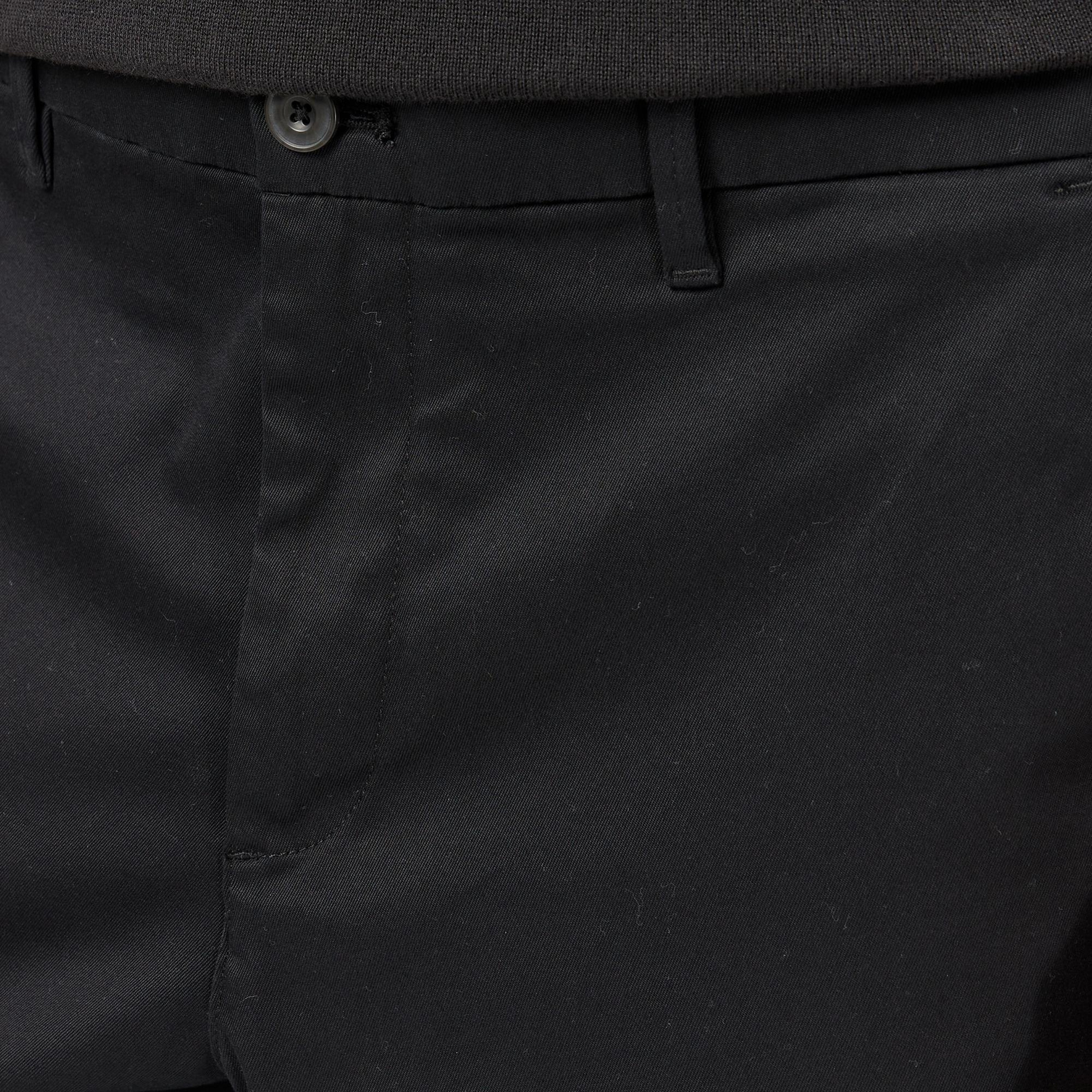 Calvin Klein Slim Refined Stretch Cargo Erkek Siyah Pantolon