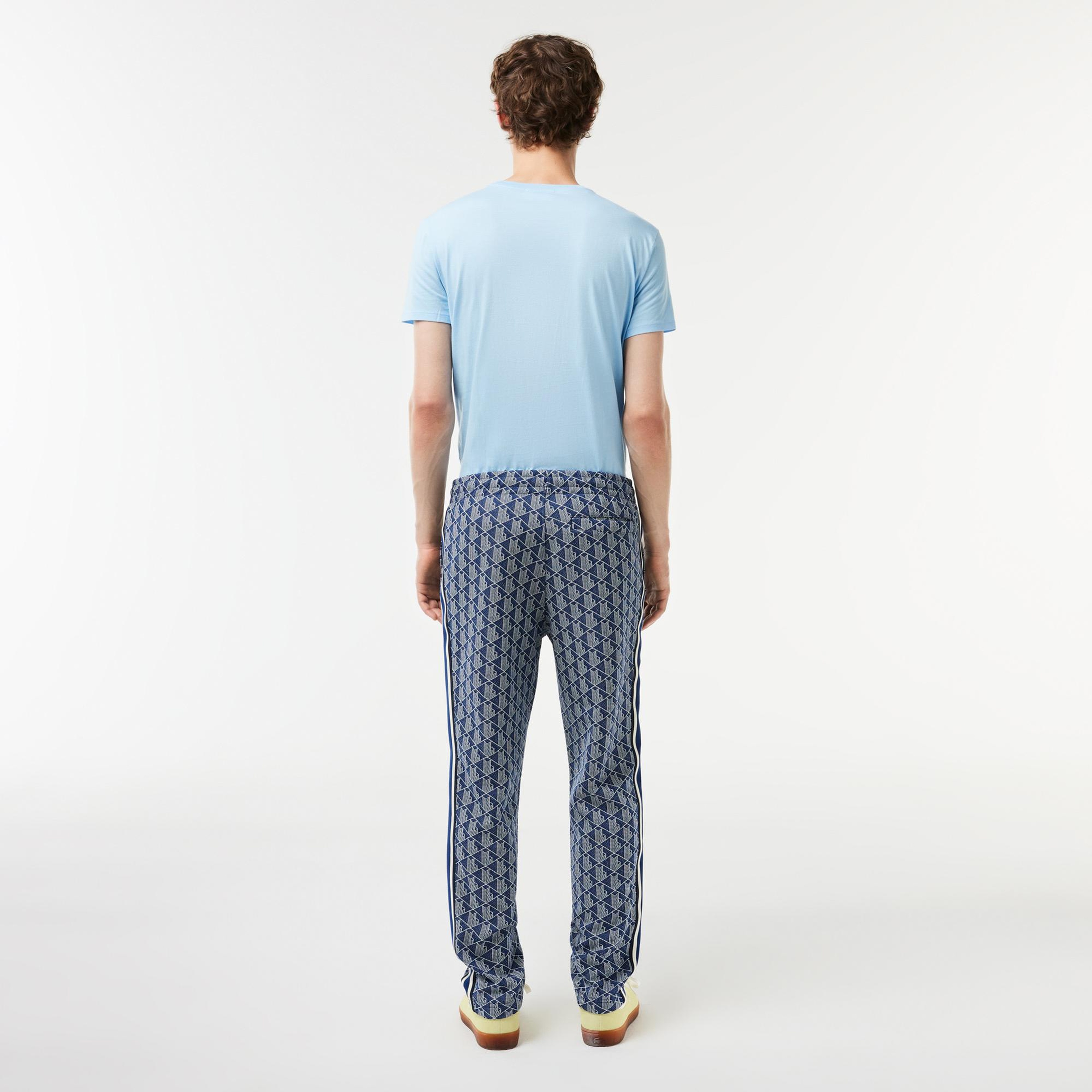 Lacoste Paris Erkek Regular Fit Monogram Lacivert Eşofman Altı