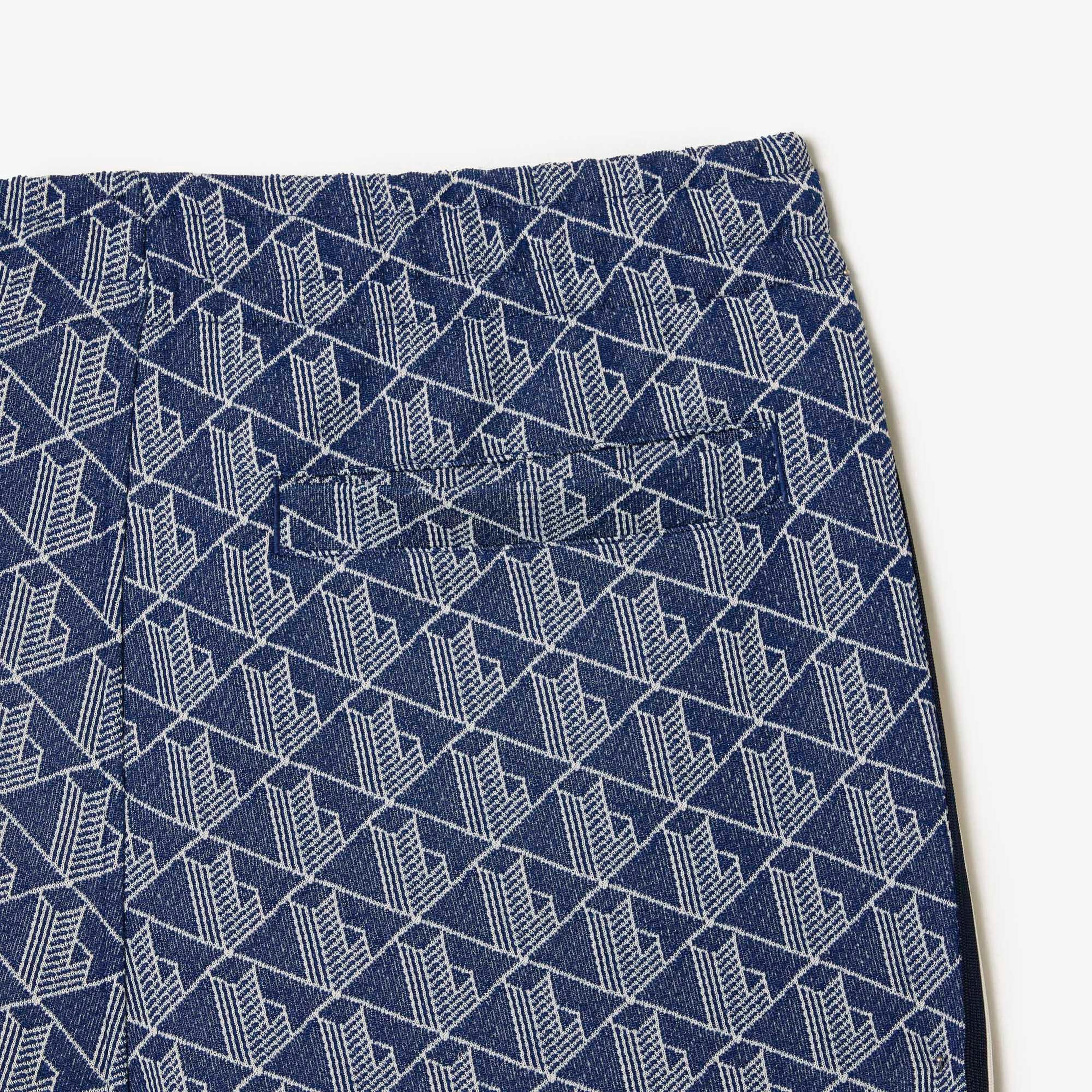 Lacoste Paris Erkek Regular Fit Monogram Lacivert Eşofman Altı