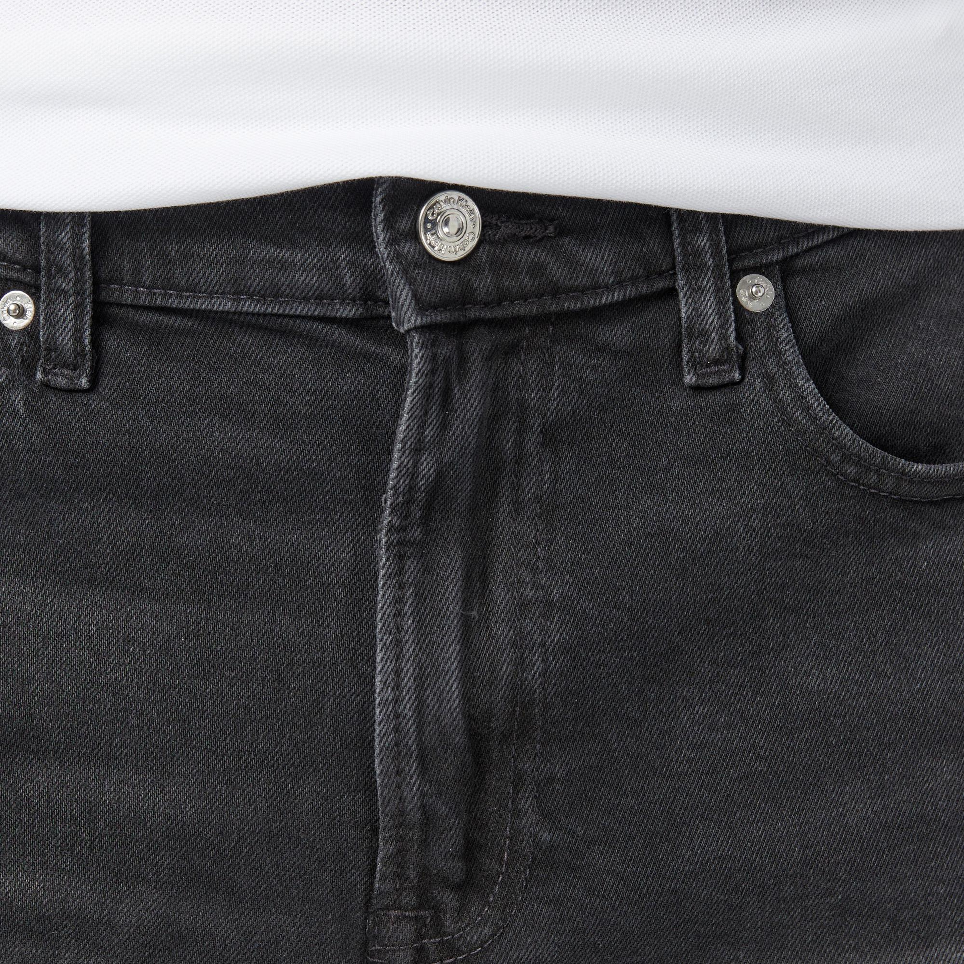 Calvin Klein Slim Taper Erkek Siyah Jean