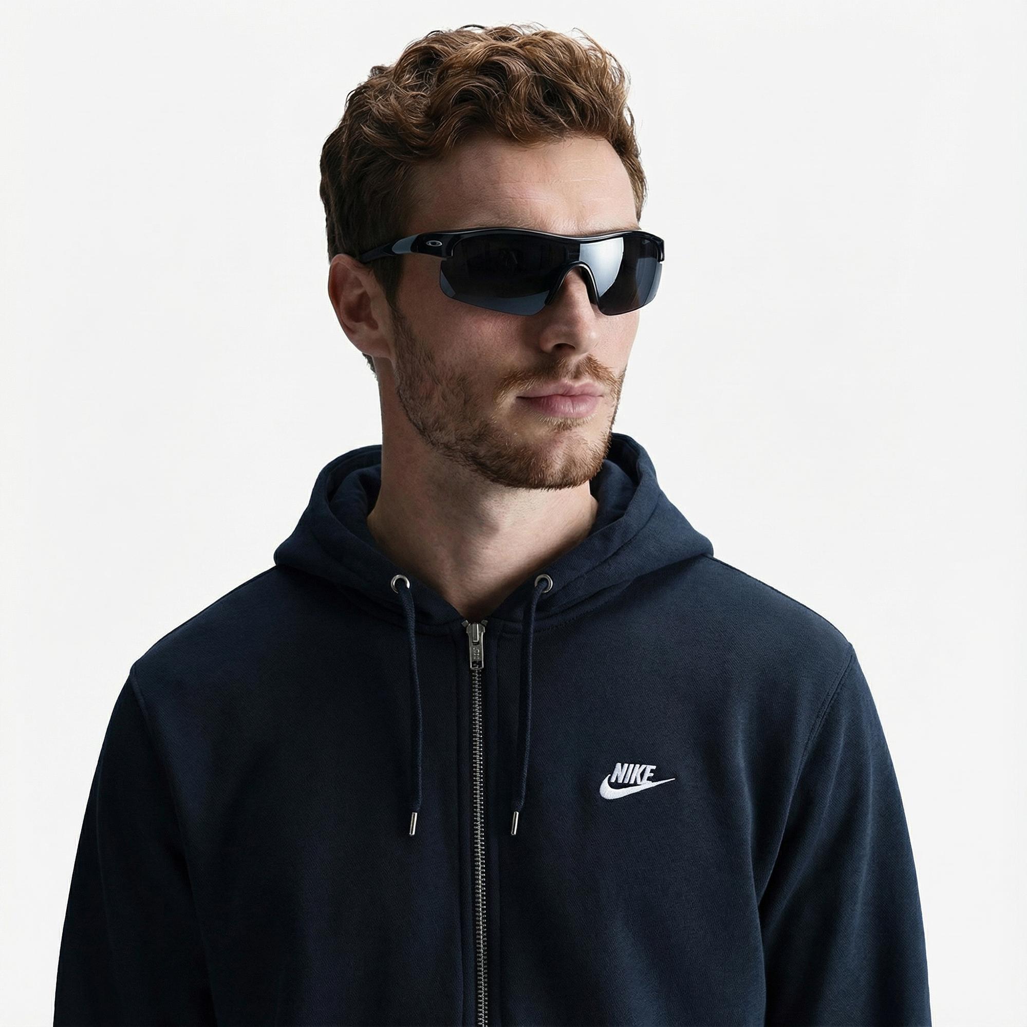 Nike Club Erkek Lacivert Hoodie