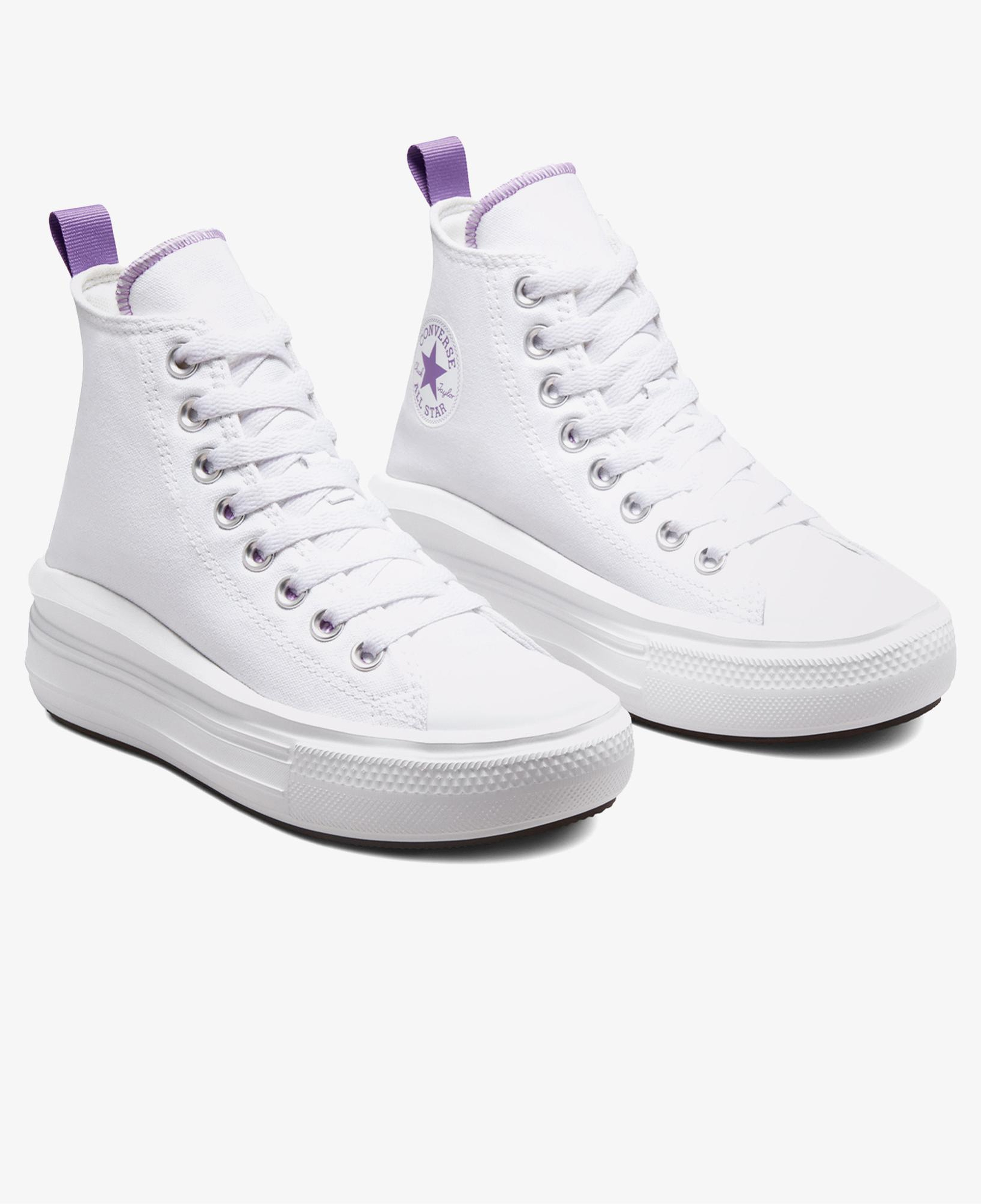 Converse Chuck Taylor All Star Move Genç Beyaz Platform Sneaker