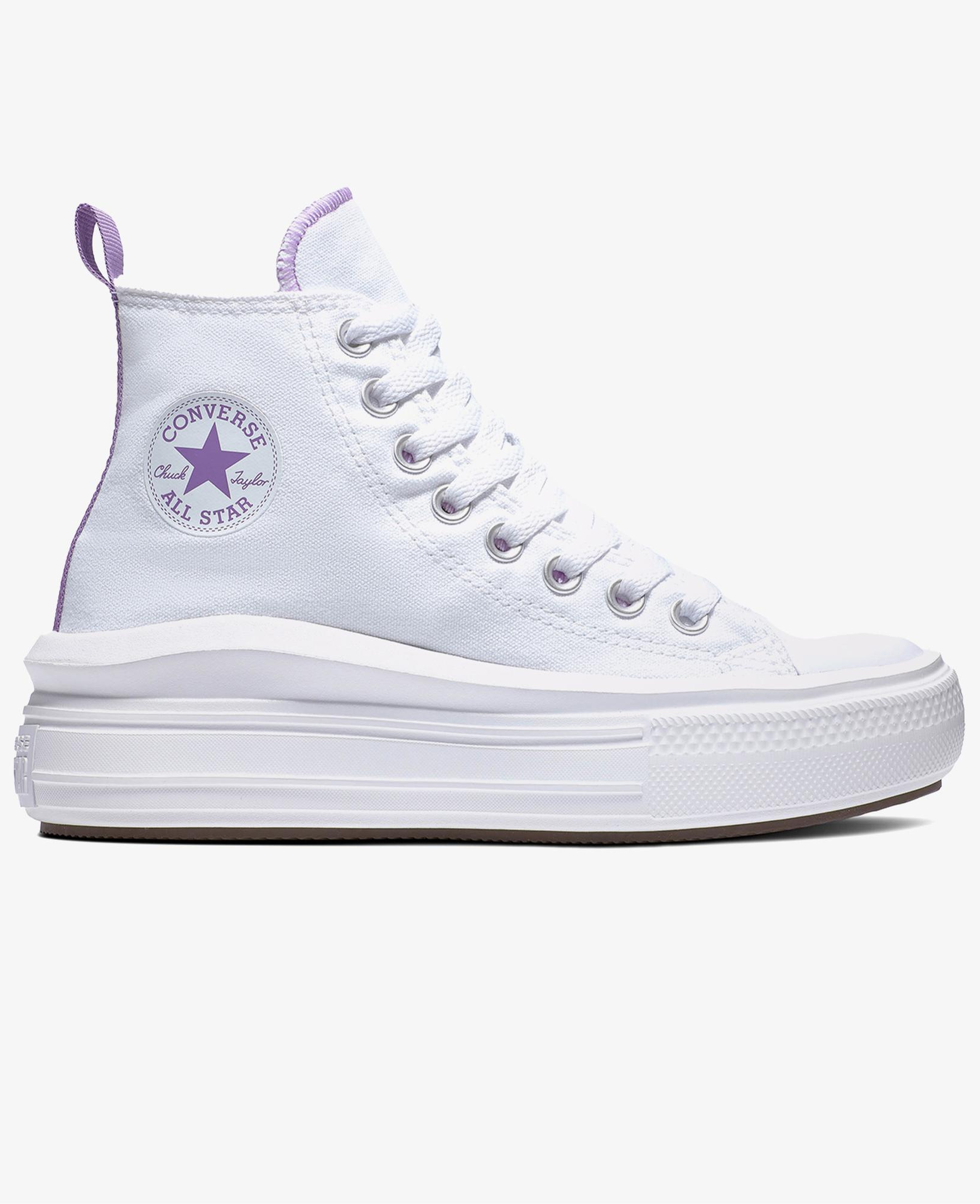 Converse Chuck Taylor All Star Move Genç Beyaz Platform Sneaker