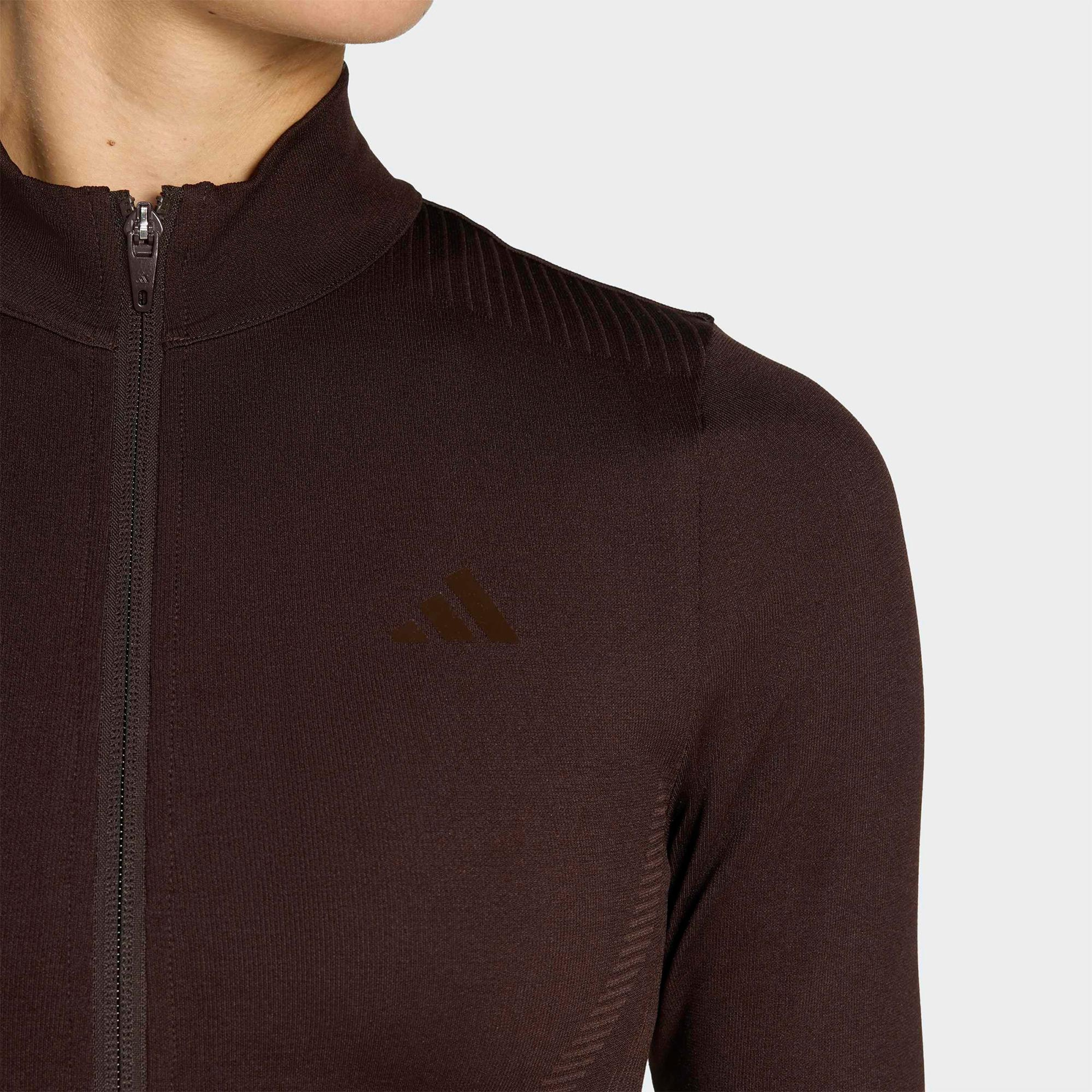 adidas Workout Essentials Kadın Kahverengi Sweatshirt