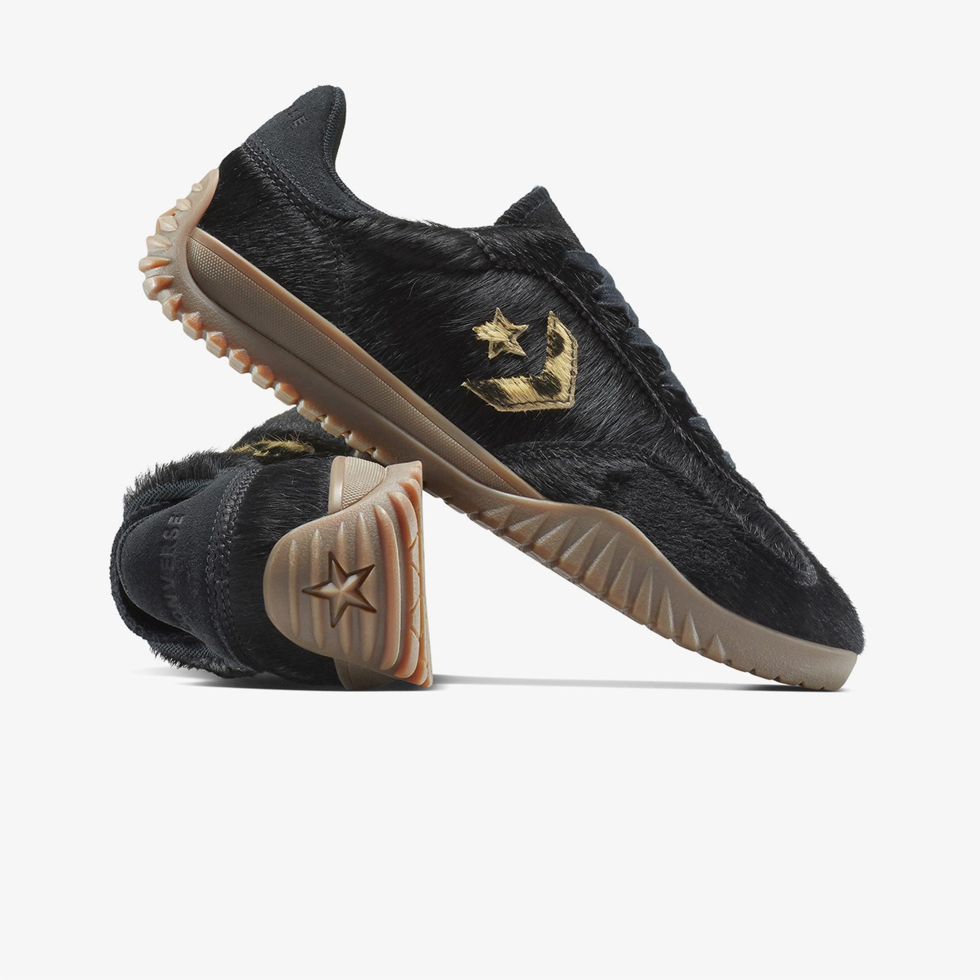 Converse Siyah Converse Run Star Trainer Pony Hair Unisex Sneaker