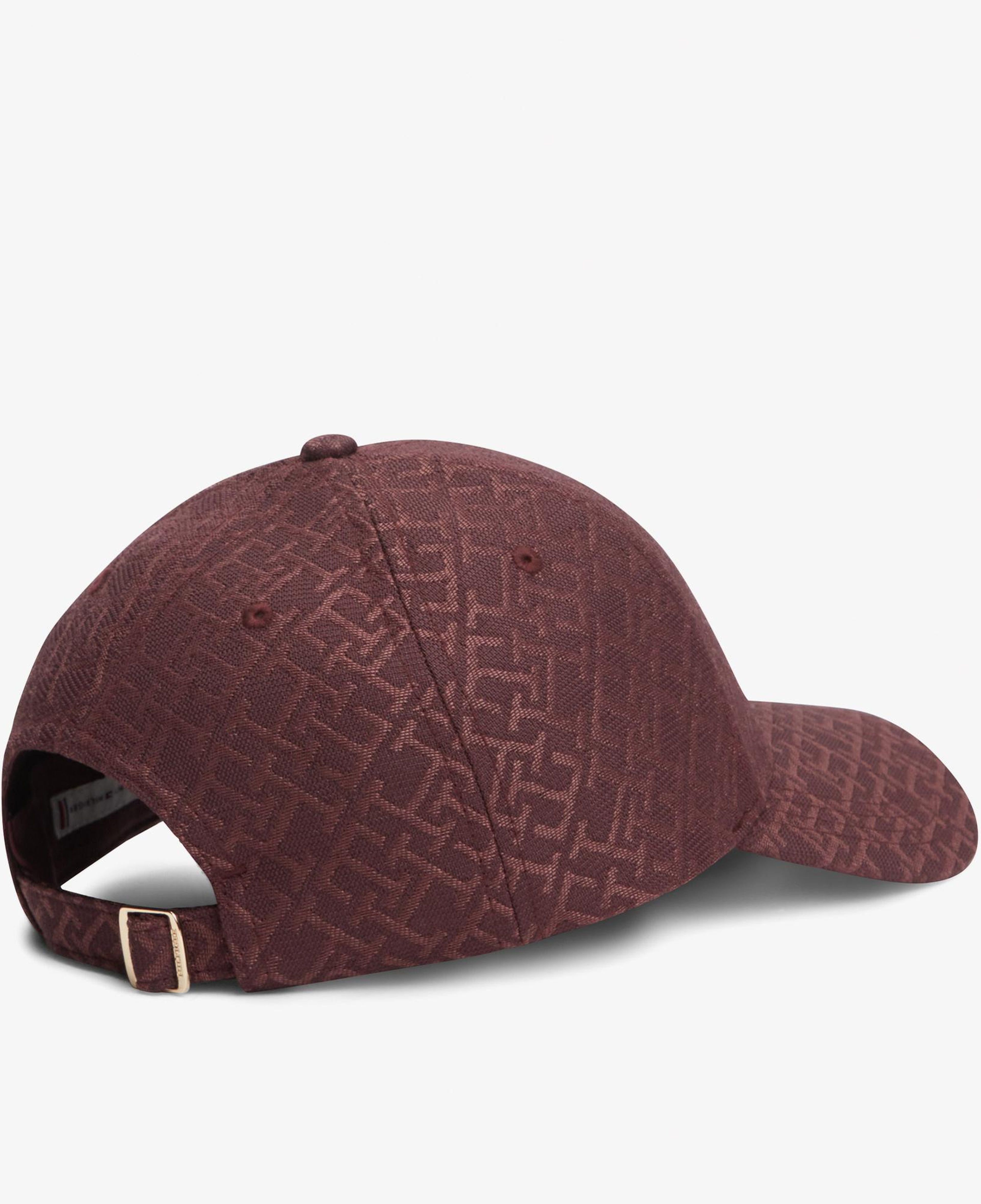 Tommy Hilfiger Monogram Kadın Bordo Şapka