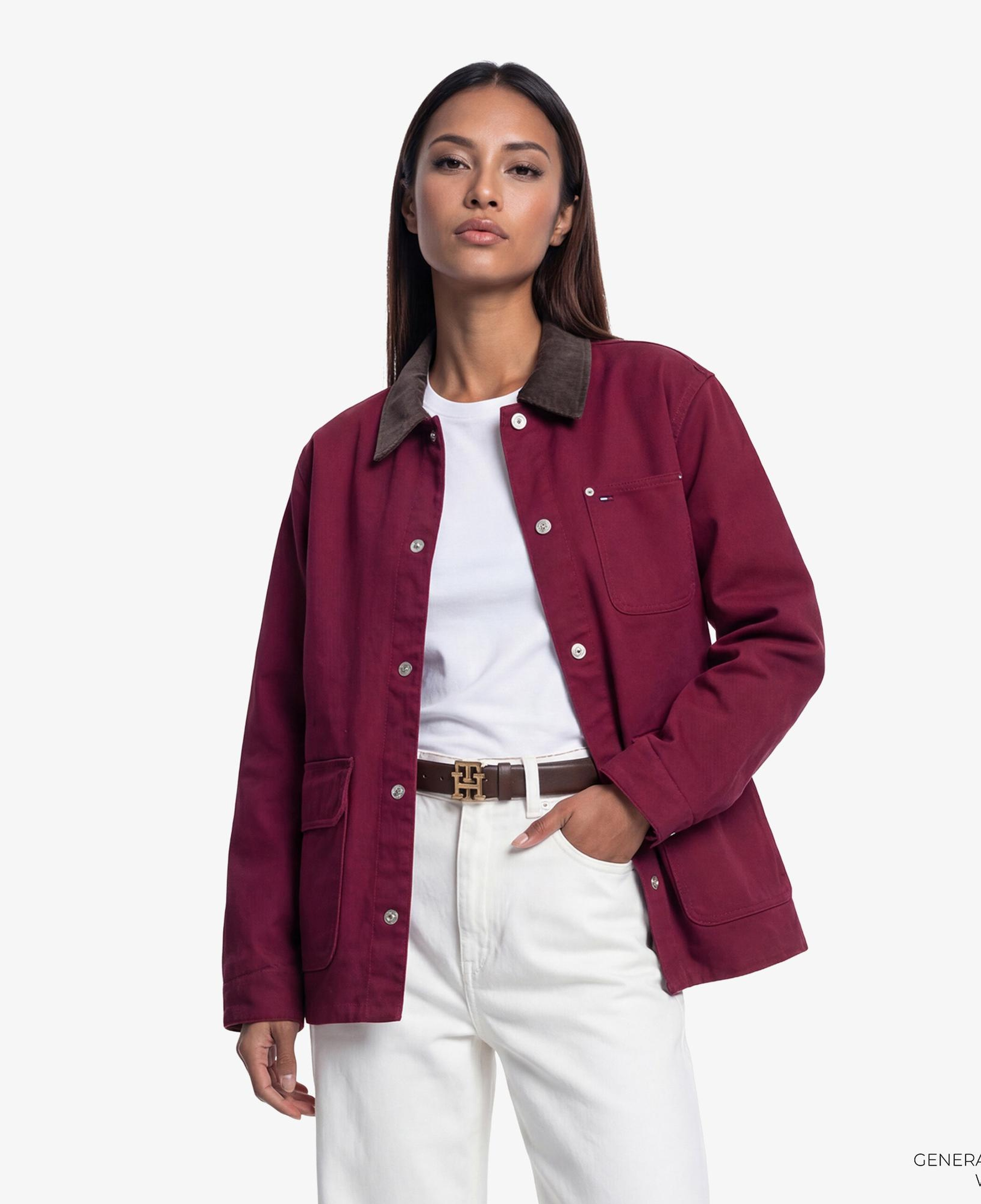 Tommy Hilfiger Soft Utility Kadın Pembe Ceket