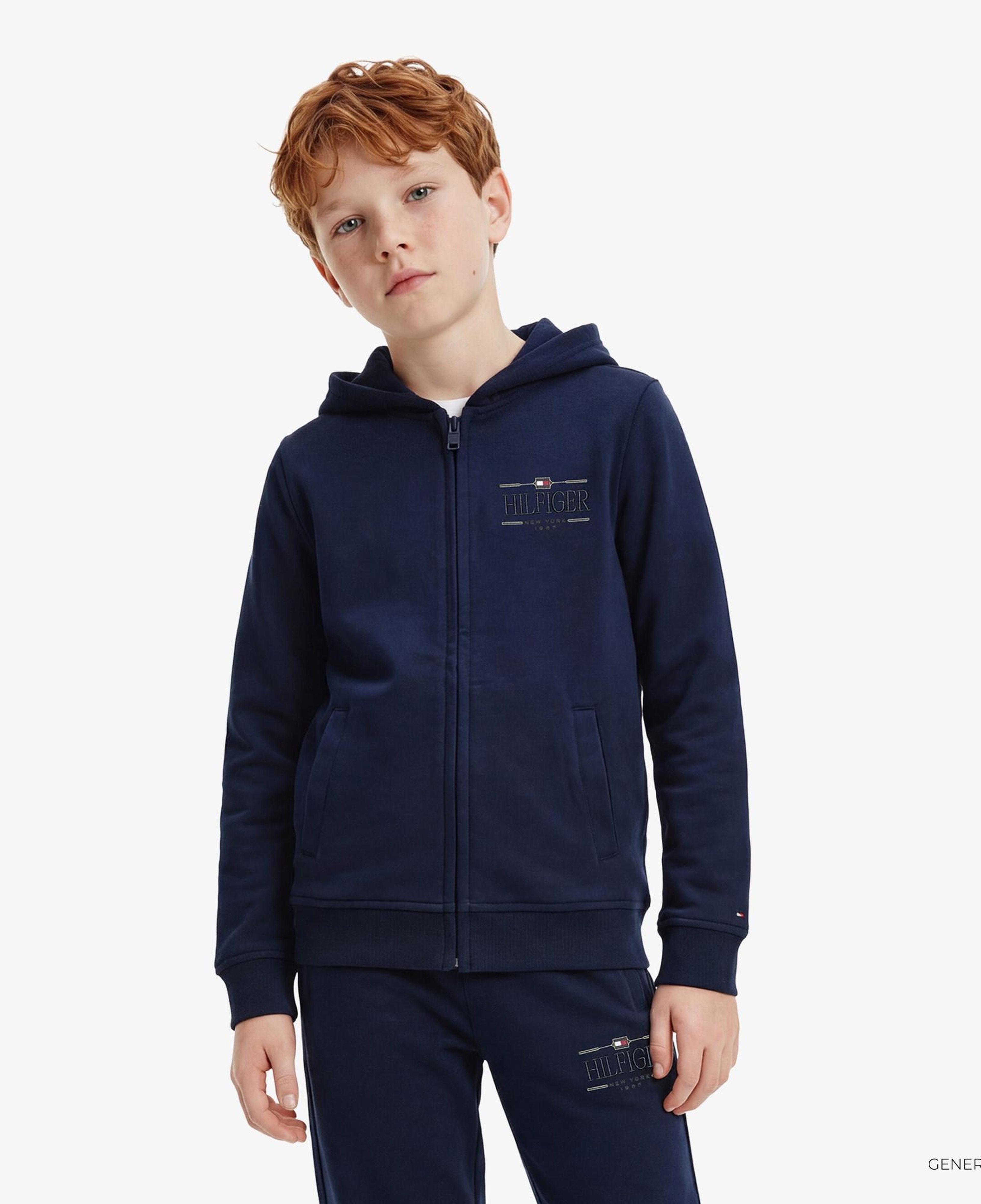 Tommy Hilfiger Icons Çocuk Lacivert Eşofman Üstü