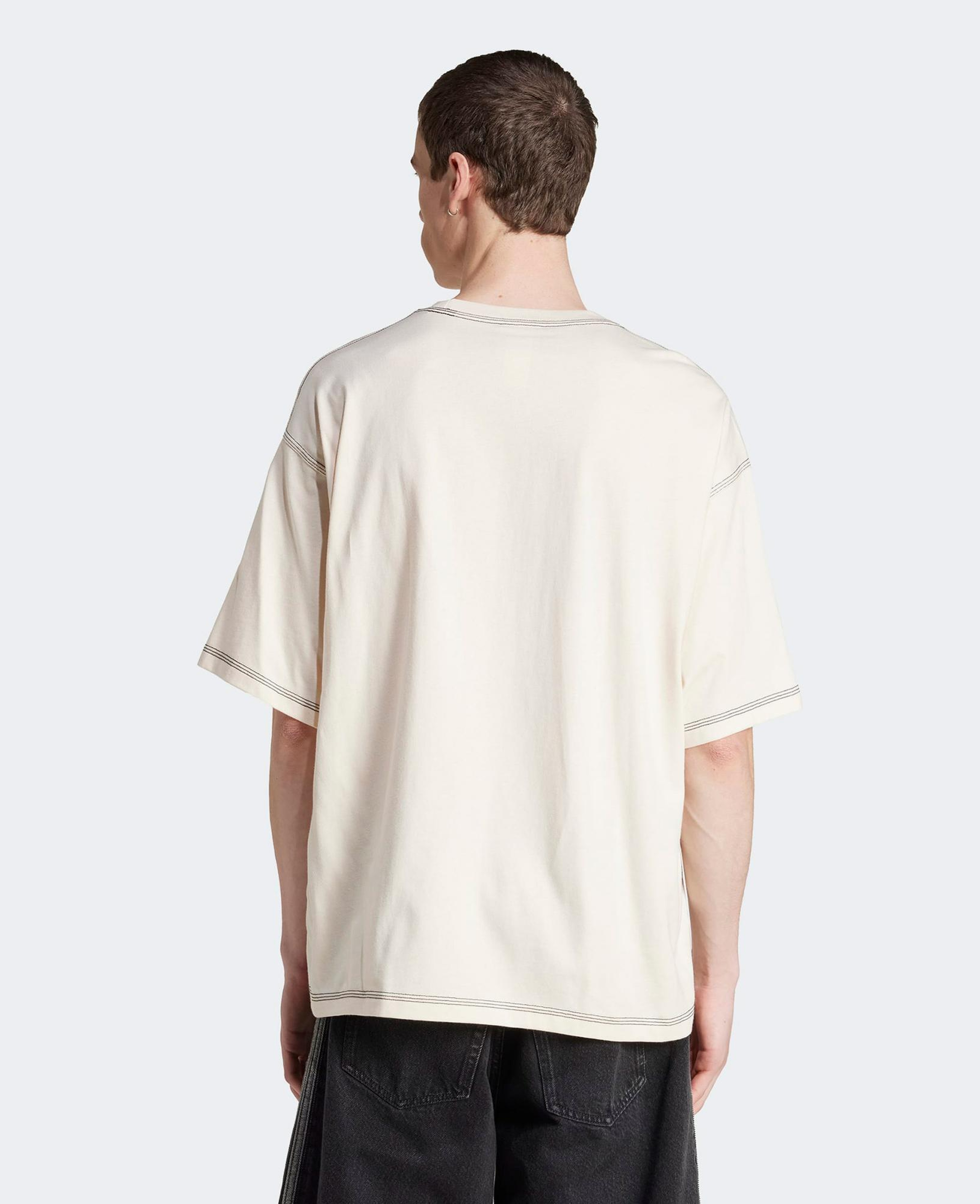 adidas Trefoil Essentials Erkek Krem Rengi T-Shirt