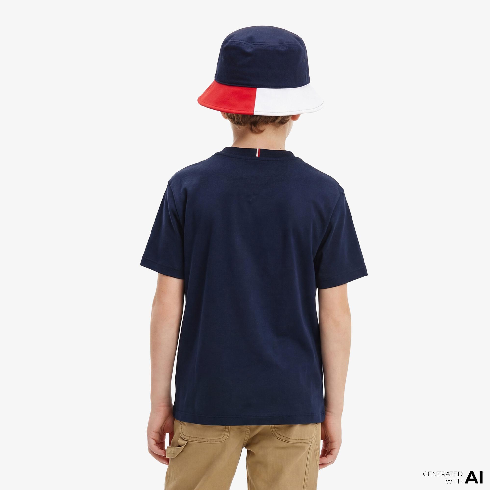 Tommy Hilfiger Heritage Çocuk Lacivert T-Shirt