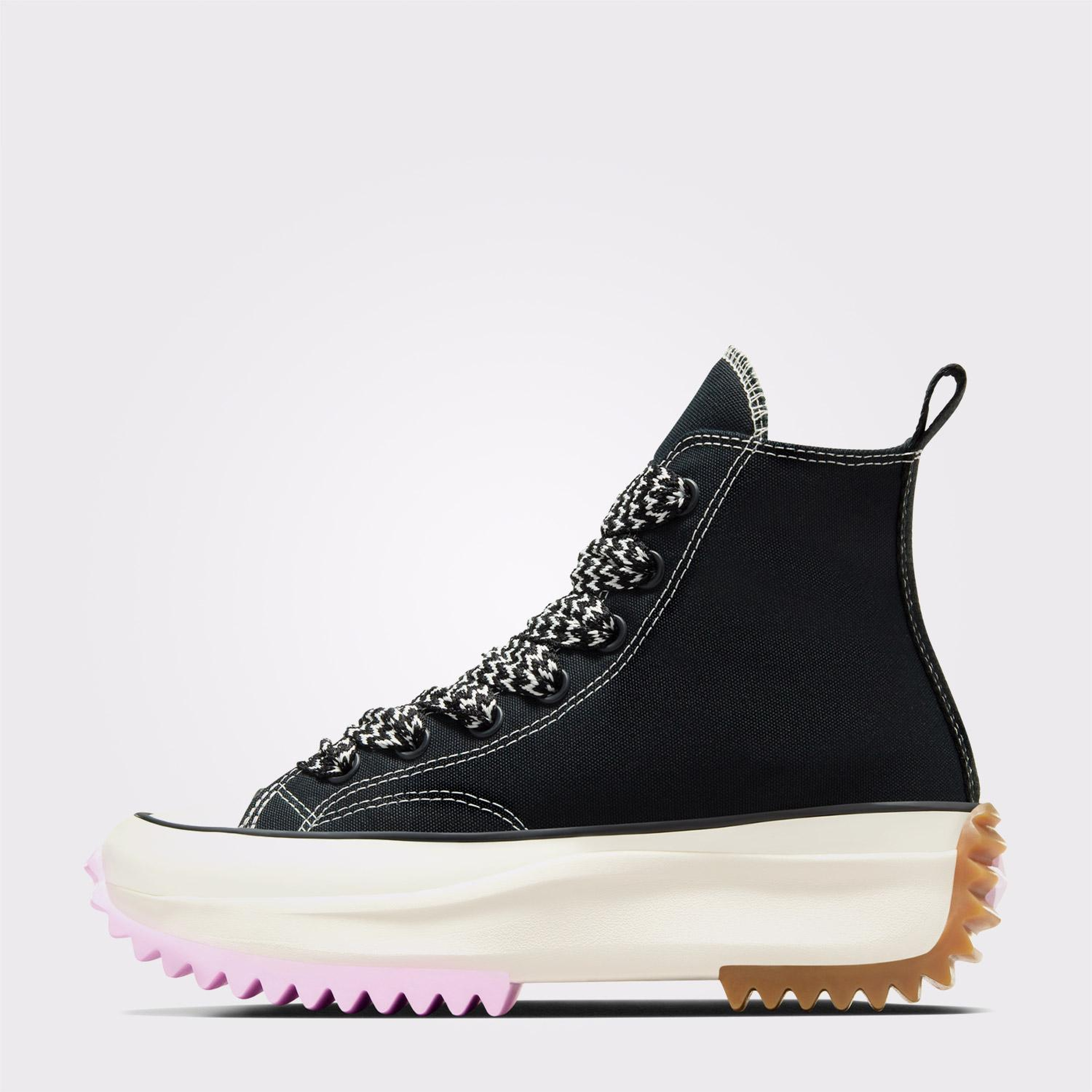 Converse Run Star Hike Unisex Siyah Platform Sneaker