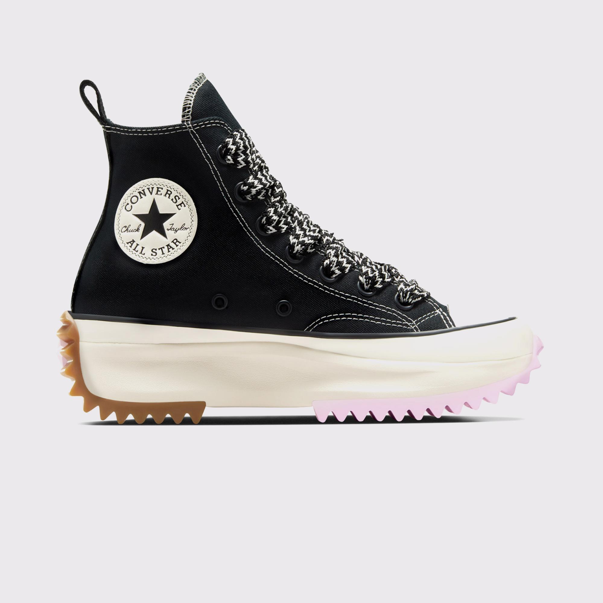 Converse Run Star Hike Unisex Siyah Platform Sneaker