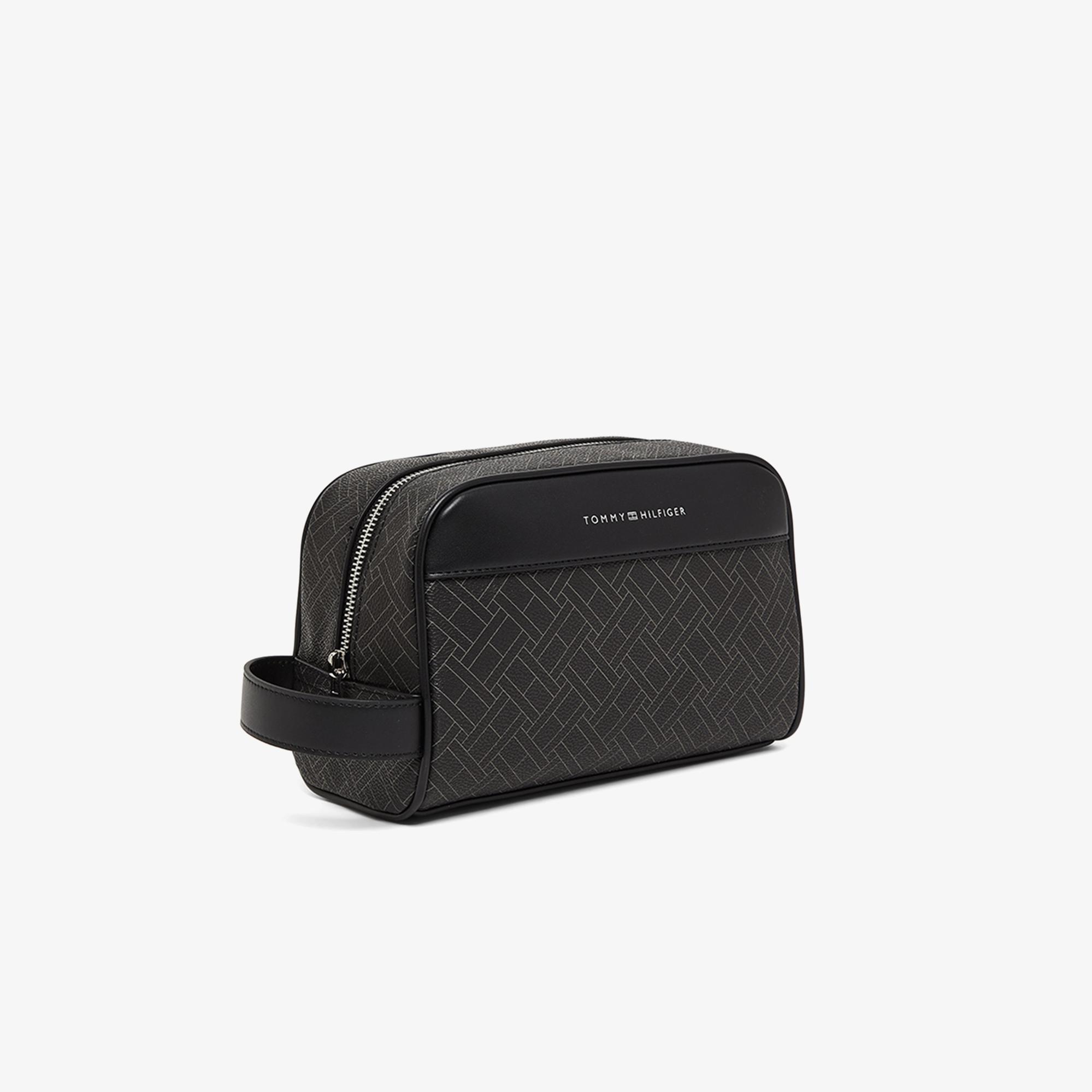 Tommy Hilfiger Flag Monogram Erkek Siyah Sırt Çantası