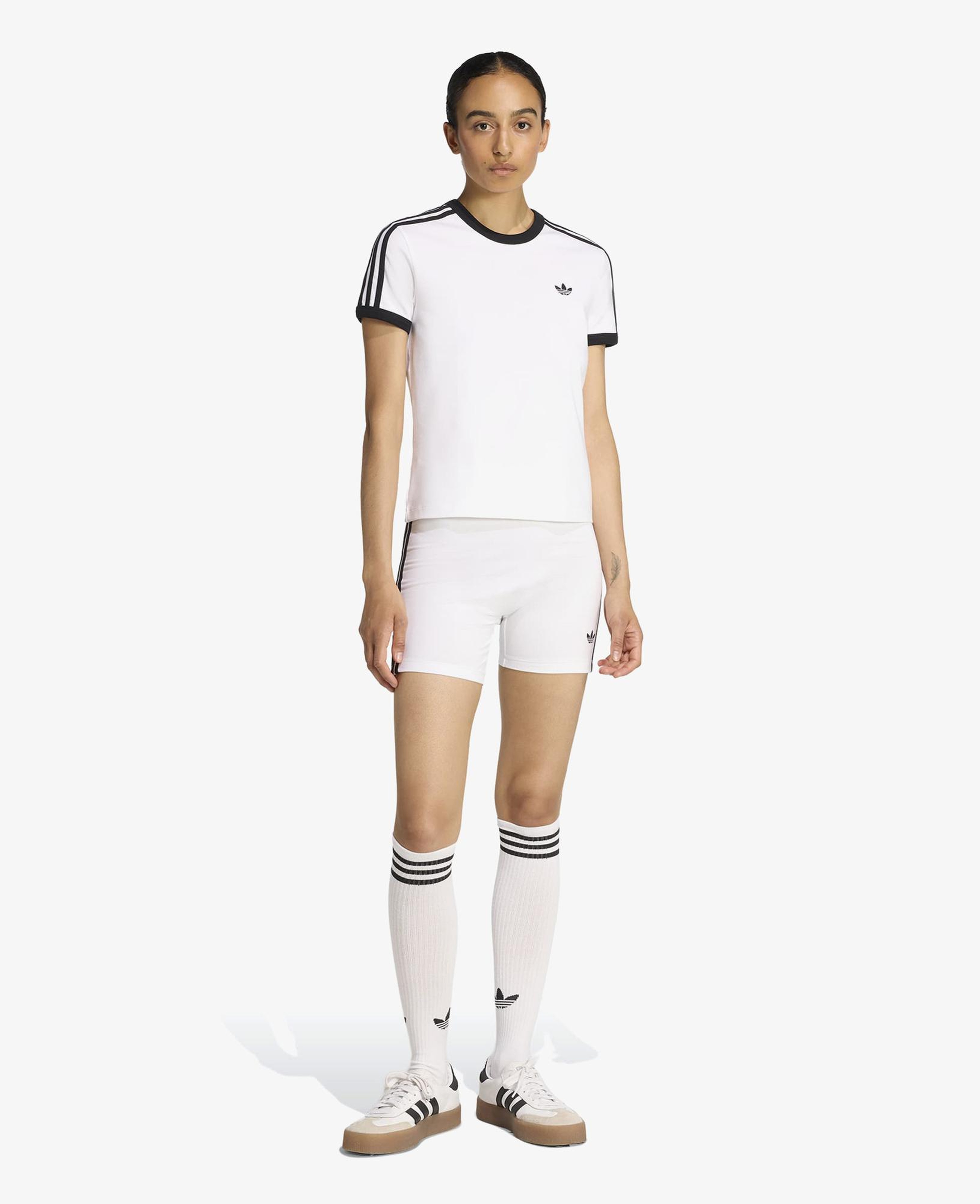 adidas 3-Stripes Kadın Beyaz T-Shirt