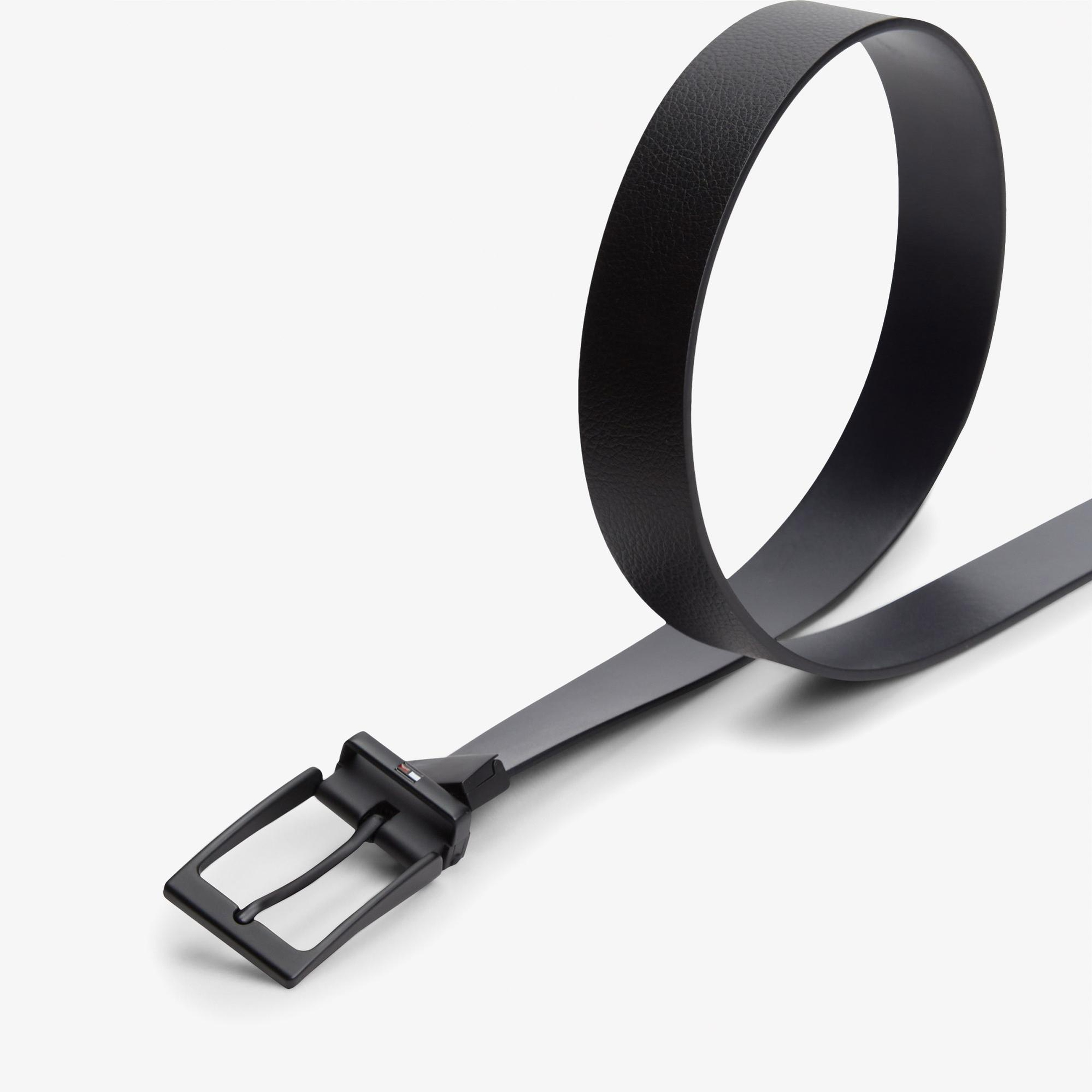 Tommy Hilfiger Layton Erkek Siyah Kemer