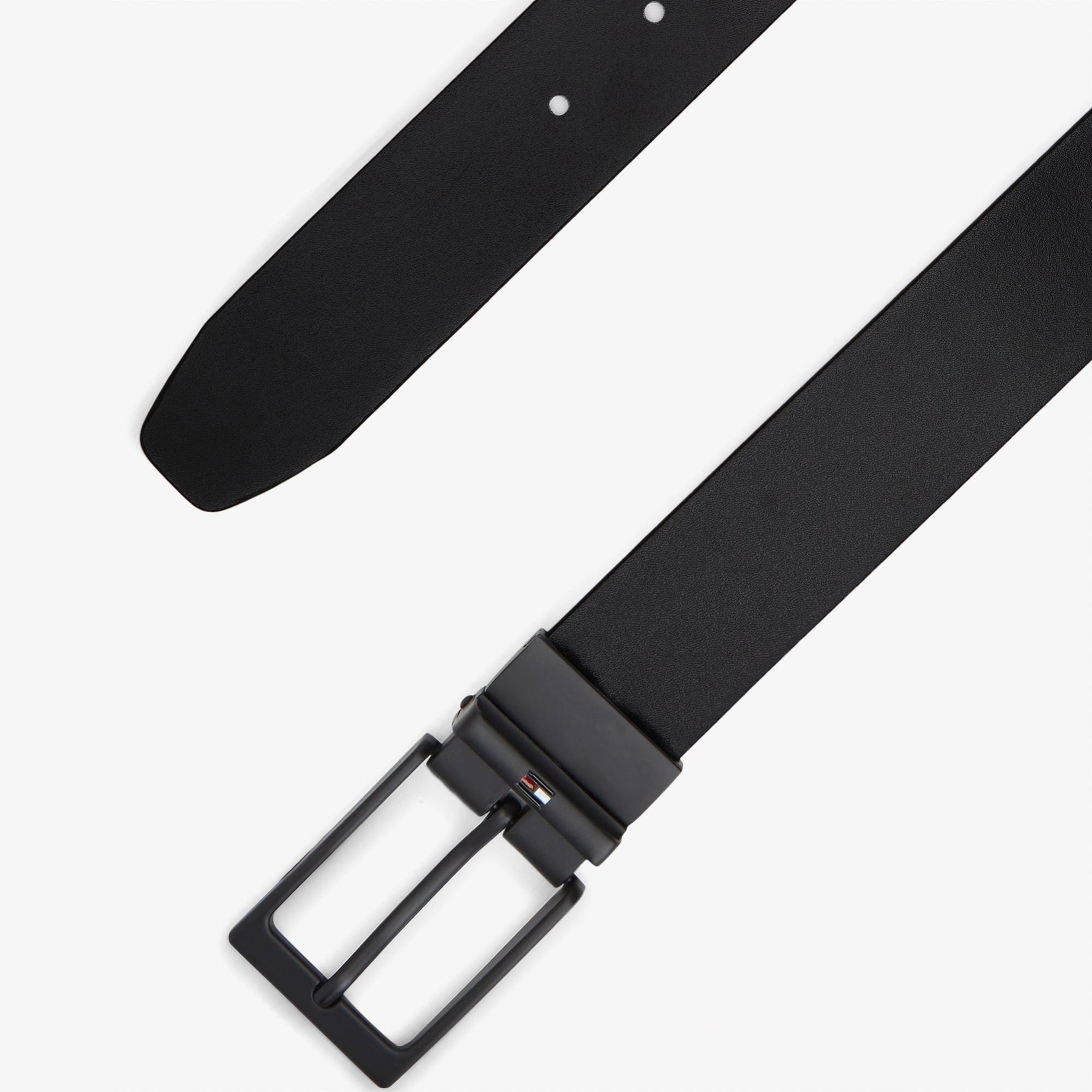 Tommy Hilfiger Layton Erkek Siyah Kemer