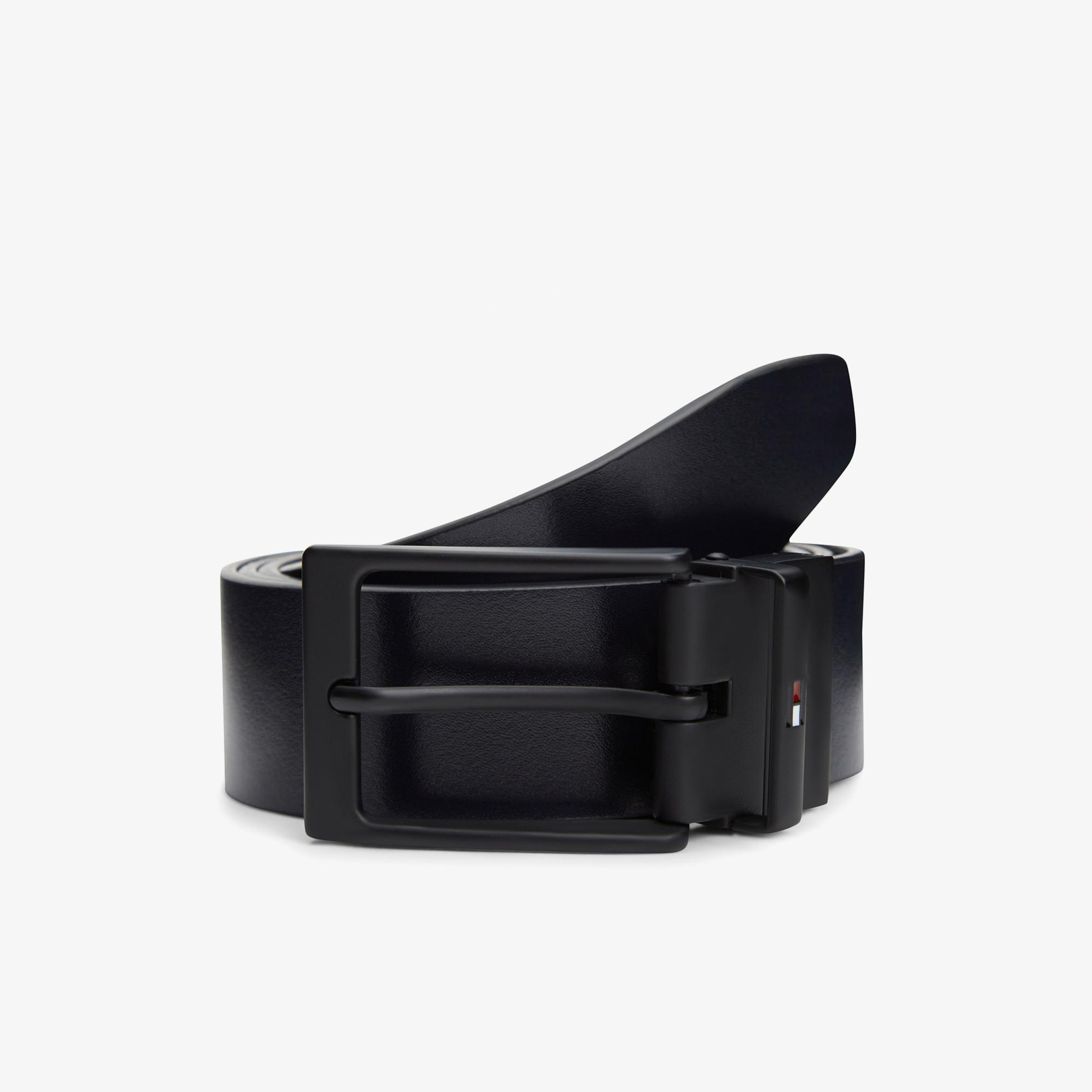 Tommy Hilfiger Layton Erkek Siyah Kemer