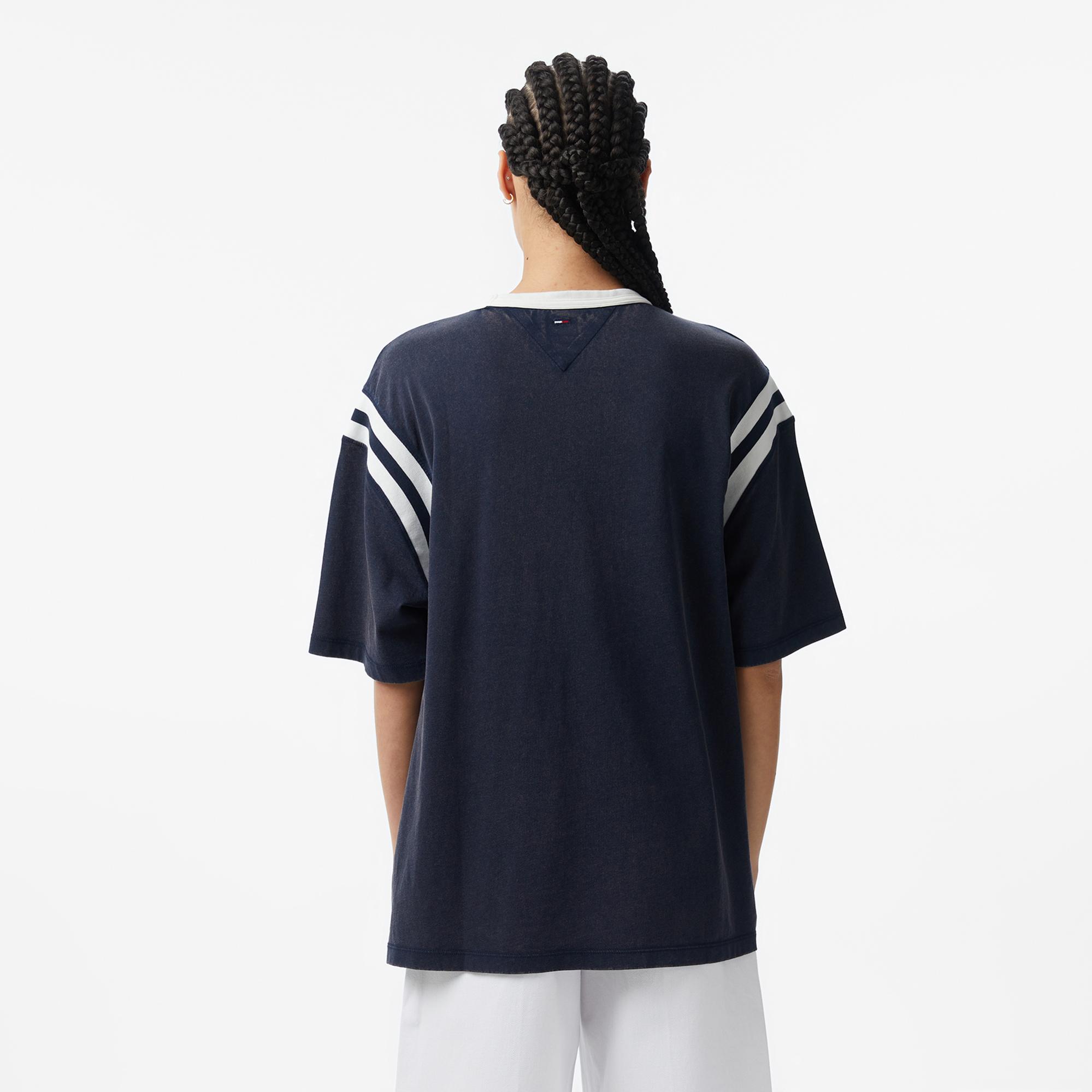 Tommy Hilfiger Varsity Kadın Lacivert T-Shirt