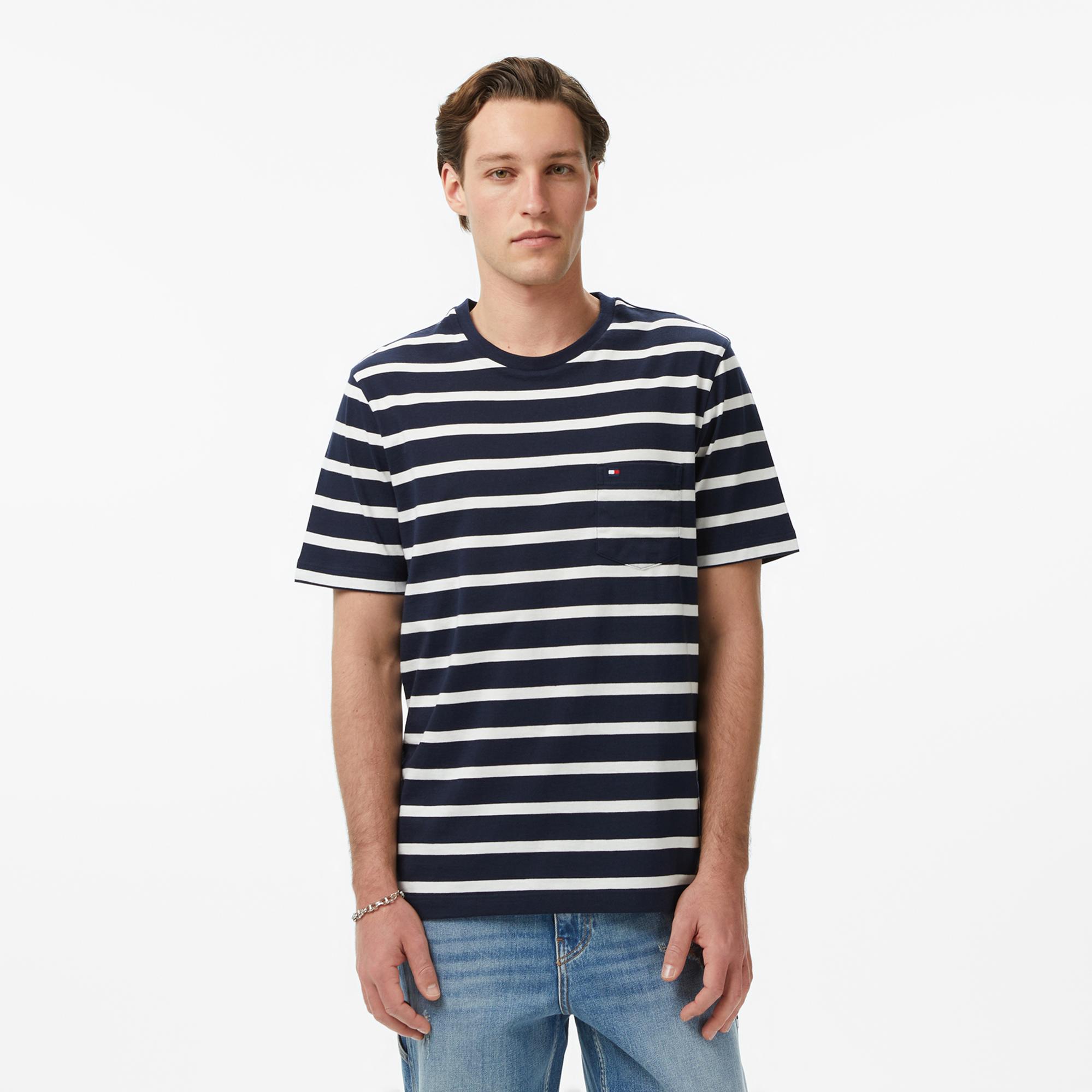 Tommy Hilfiger Core Essentials Erkek Lacivert T-Shirt