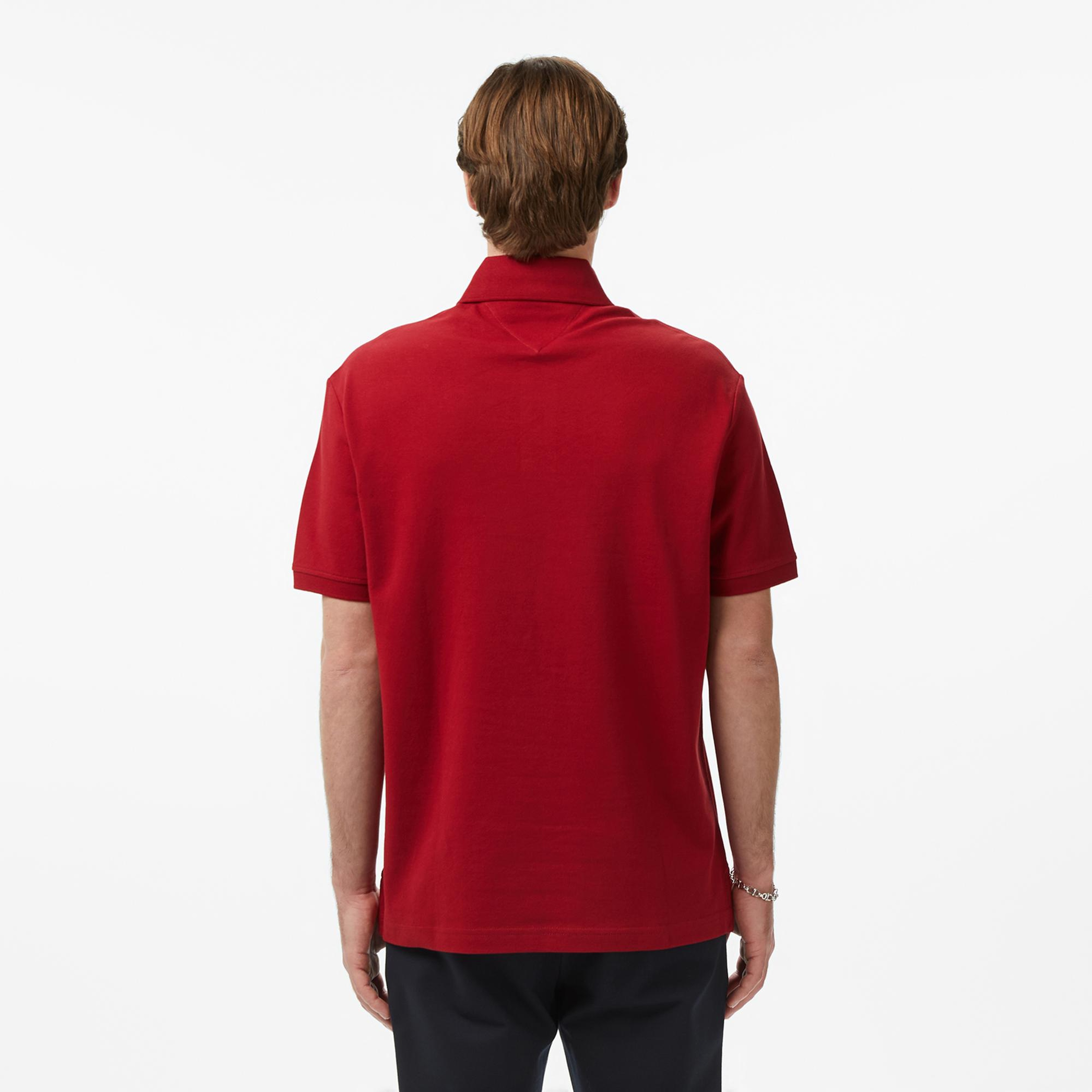 Tommy Hilfiger Heritage Series Erkek Kırmızı Polo Yaka T-Shirt