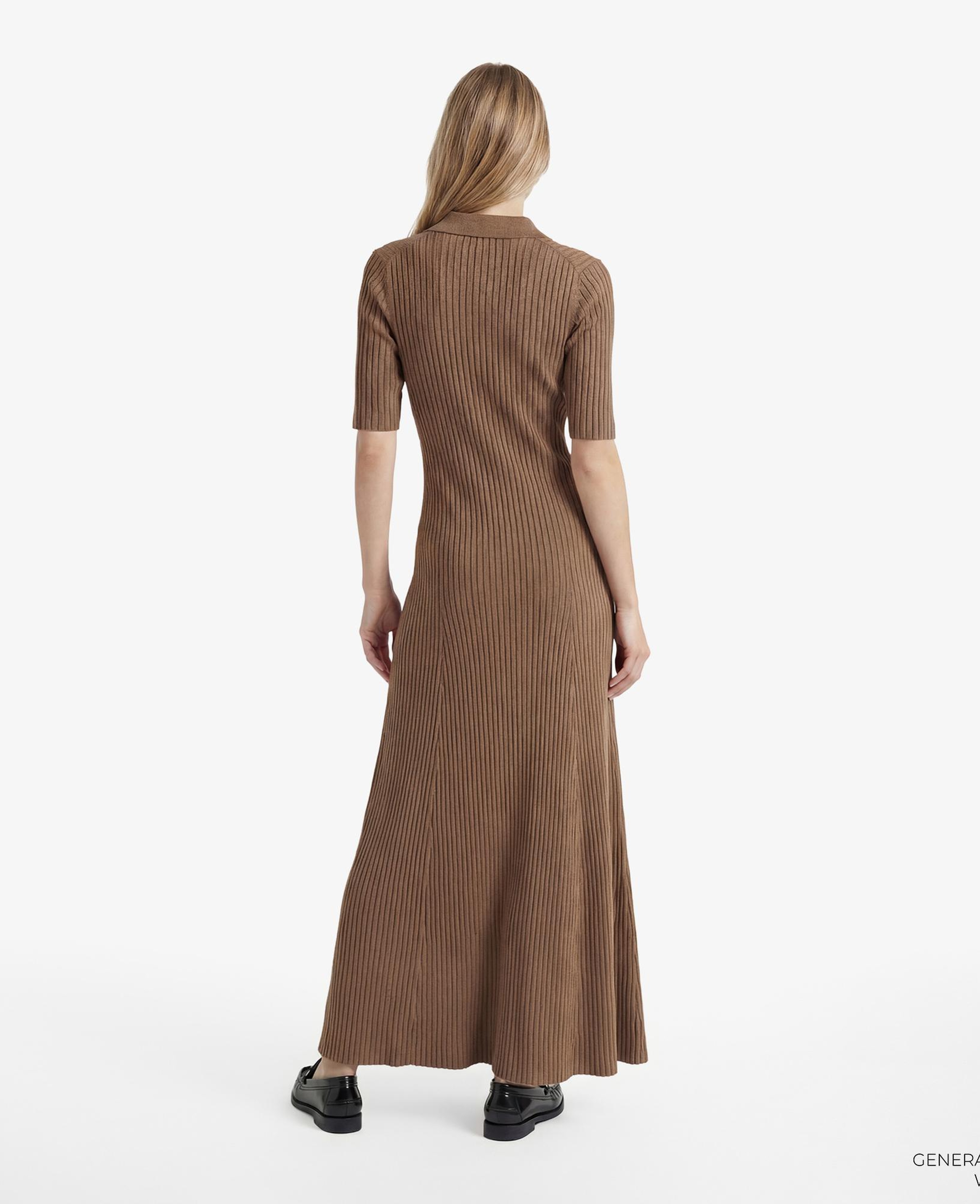 Tommy Hilfiger RayonRib Kadın Haki Elbise