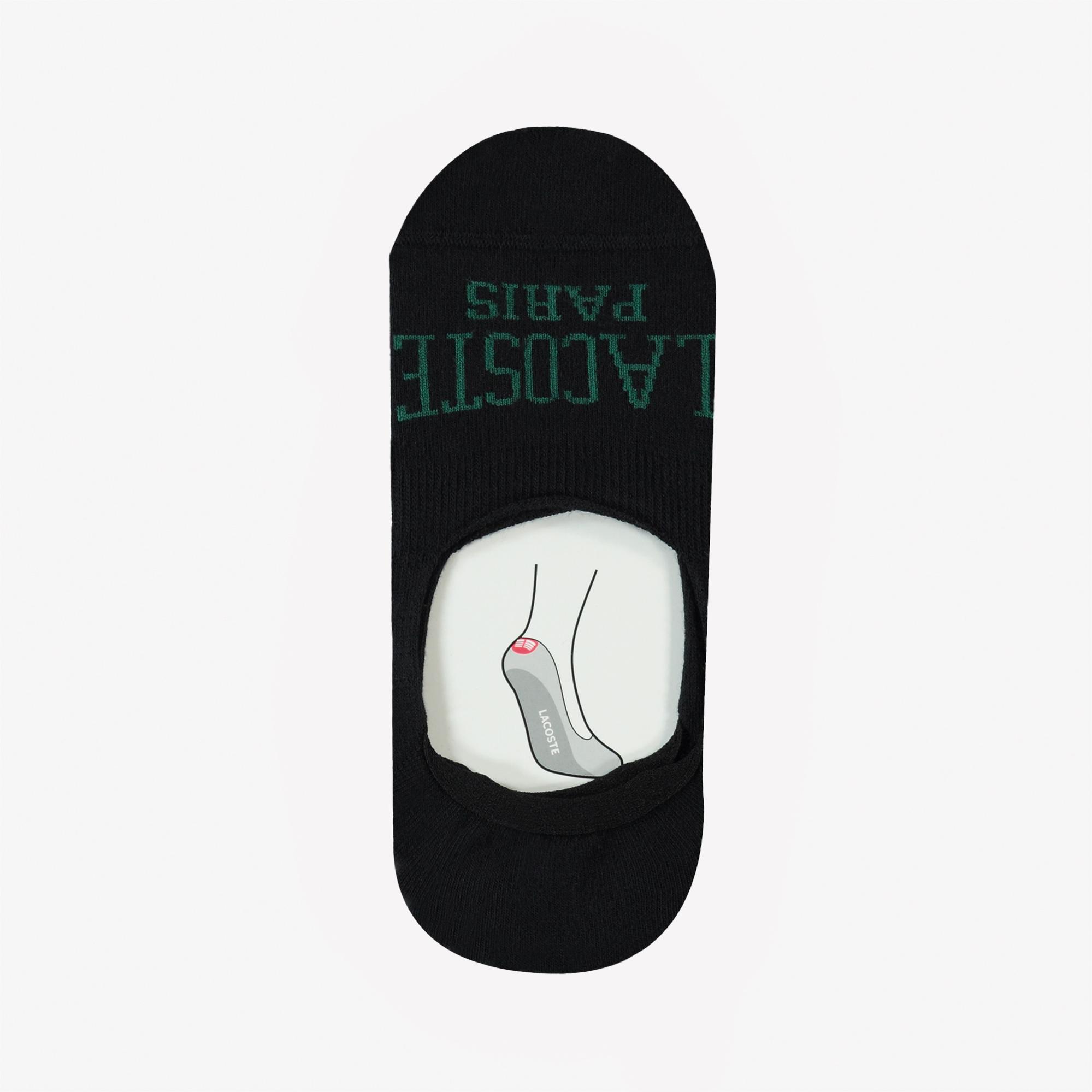 Lacoste Erkek Baskılı Siyah Çorap