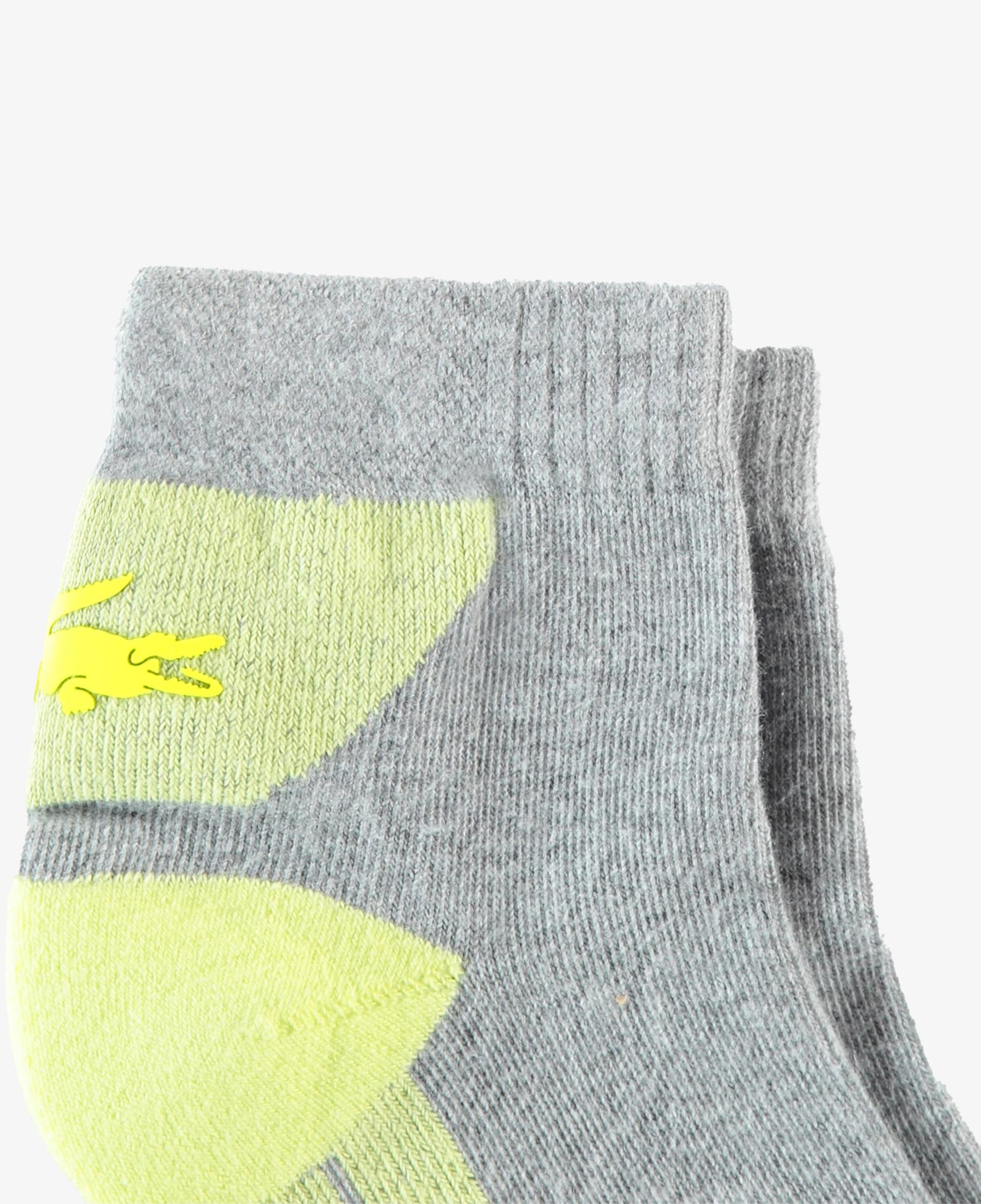 Lacoste Unisex Renk Bloklu Sarı Çorap