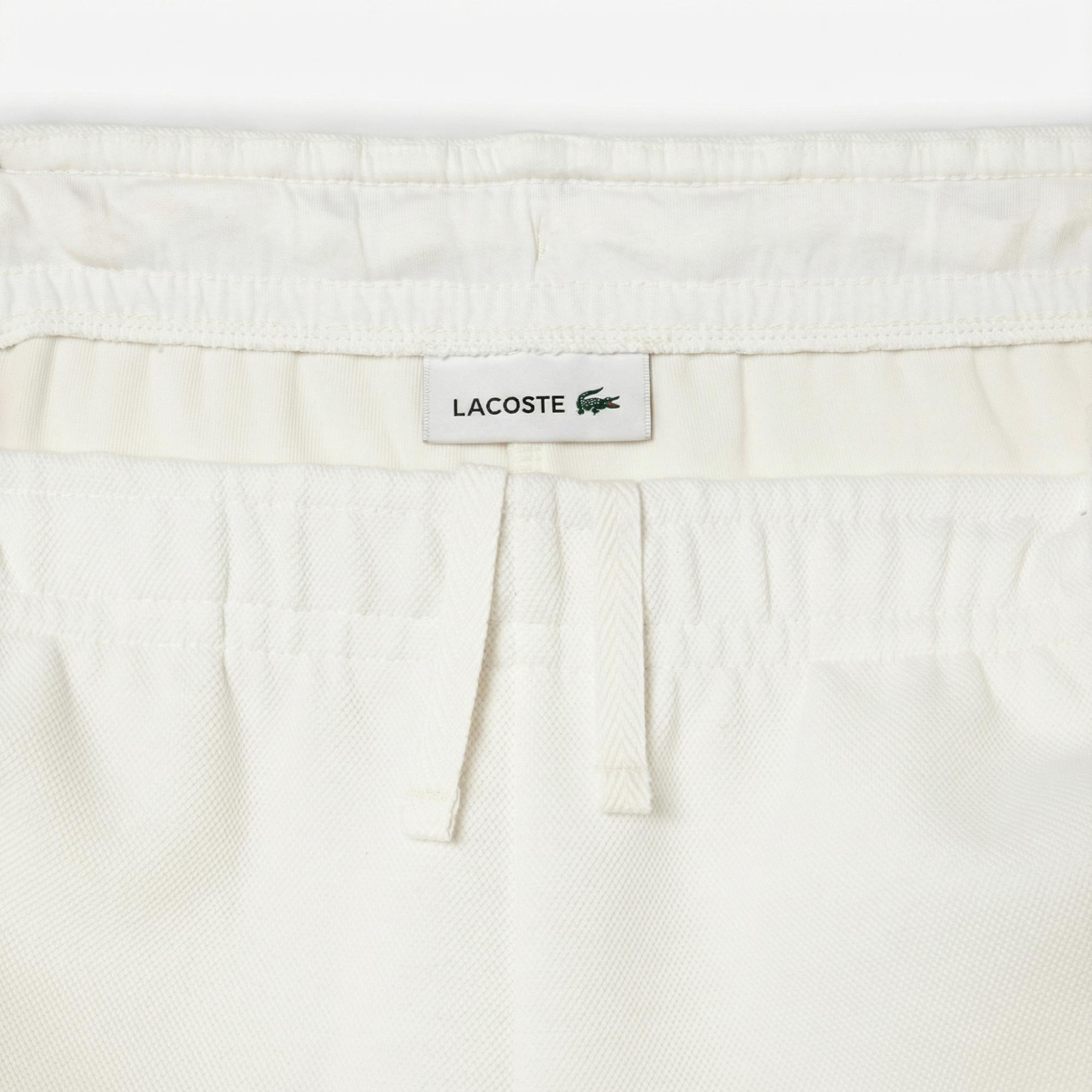 Lacoste Kadın Straight Fit Beyaz Eşofman Altı