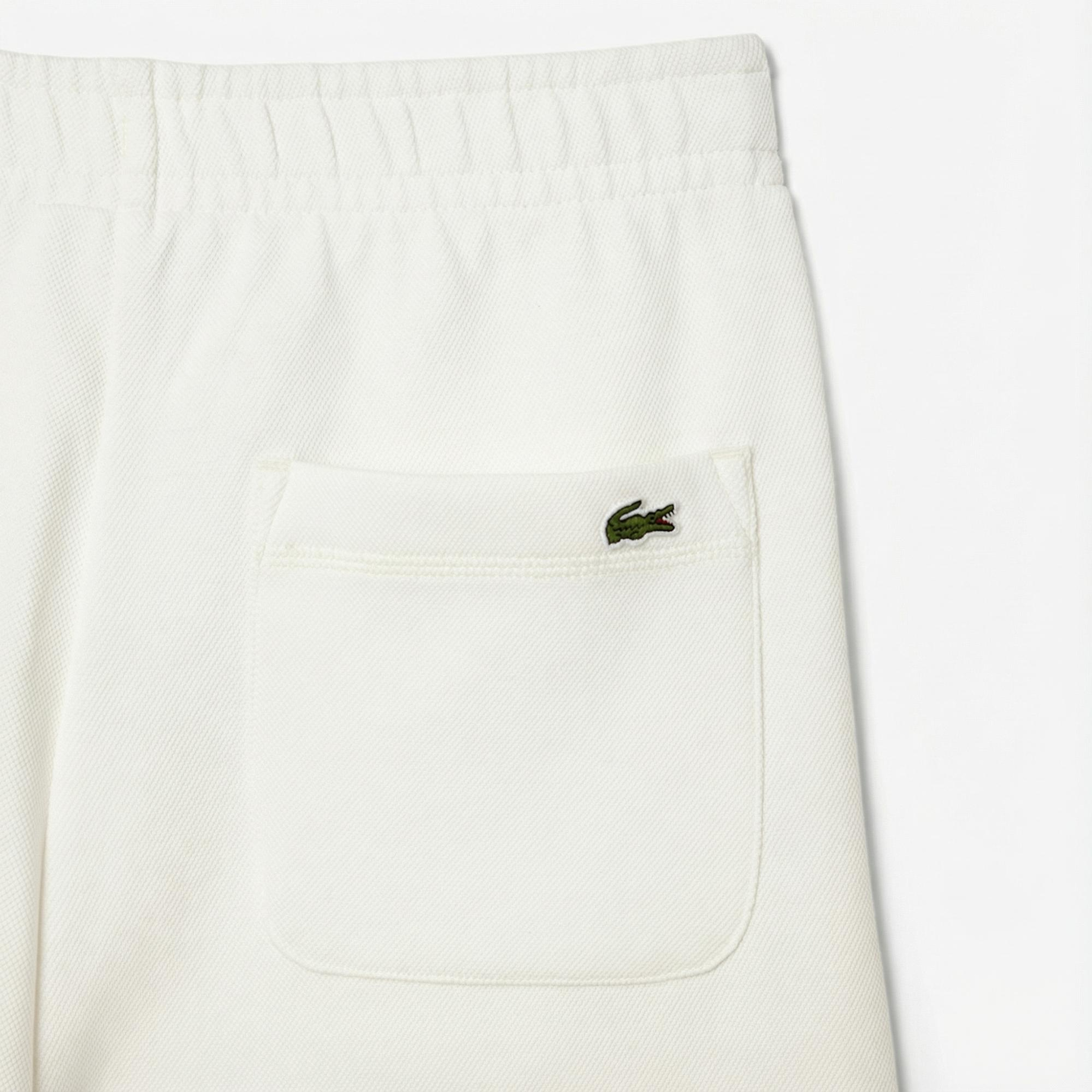 Lacoste Kadın Straight Fit Beyaz Eşofman Altı