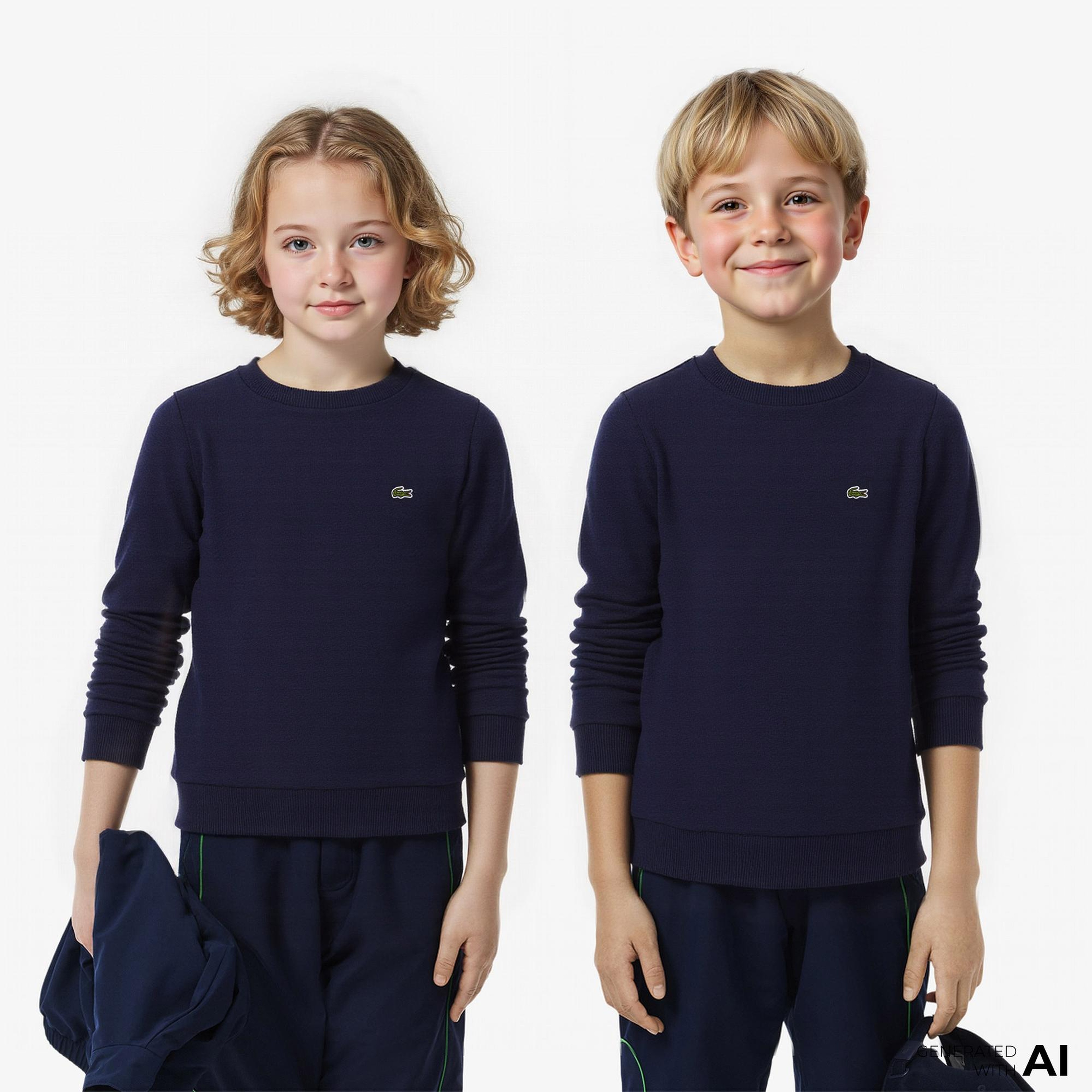 Lacoste Çocuk Lacivert Sweatshirt