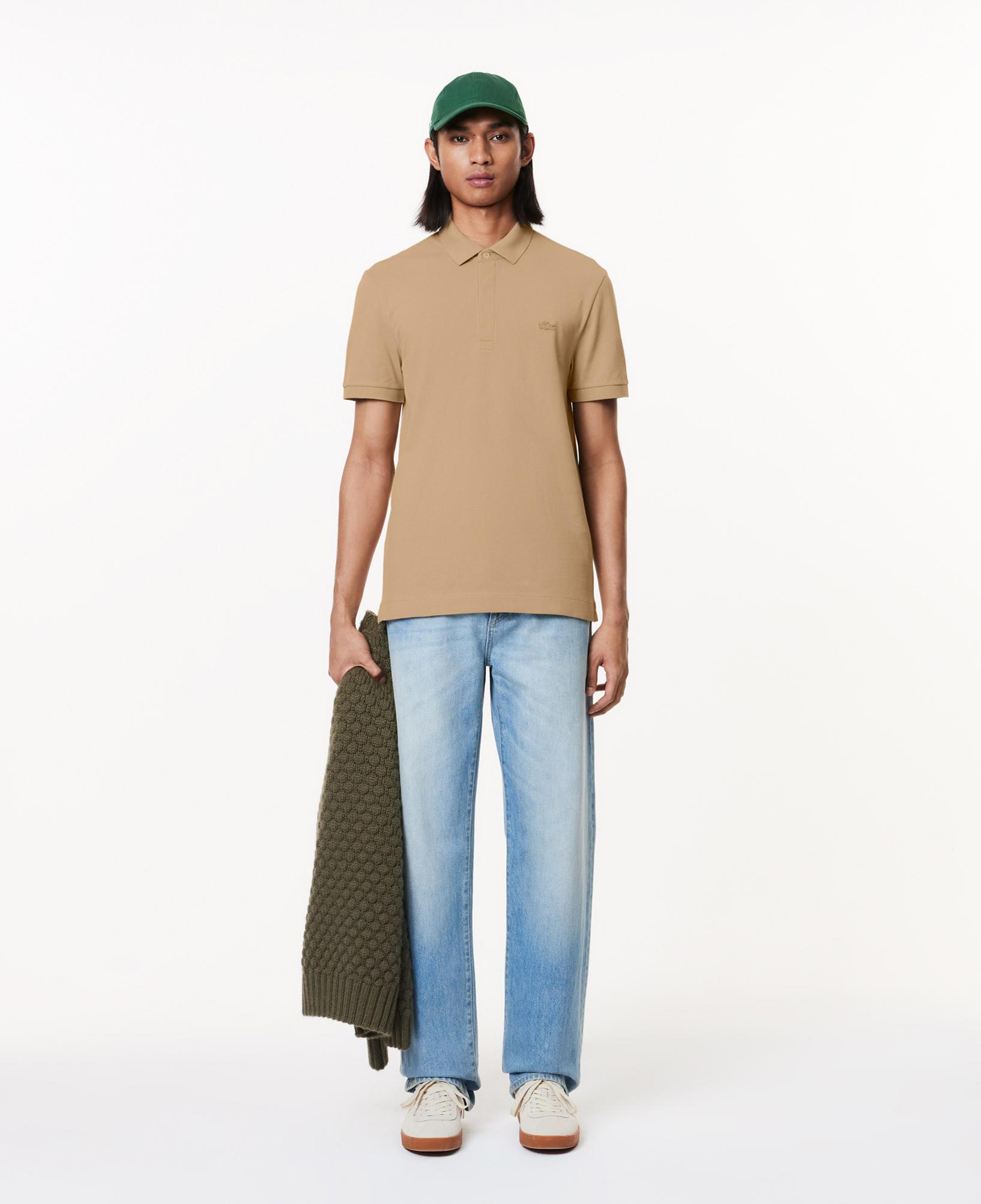 Lacoste Paris Erkek Regular Fit Bej Polo