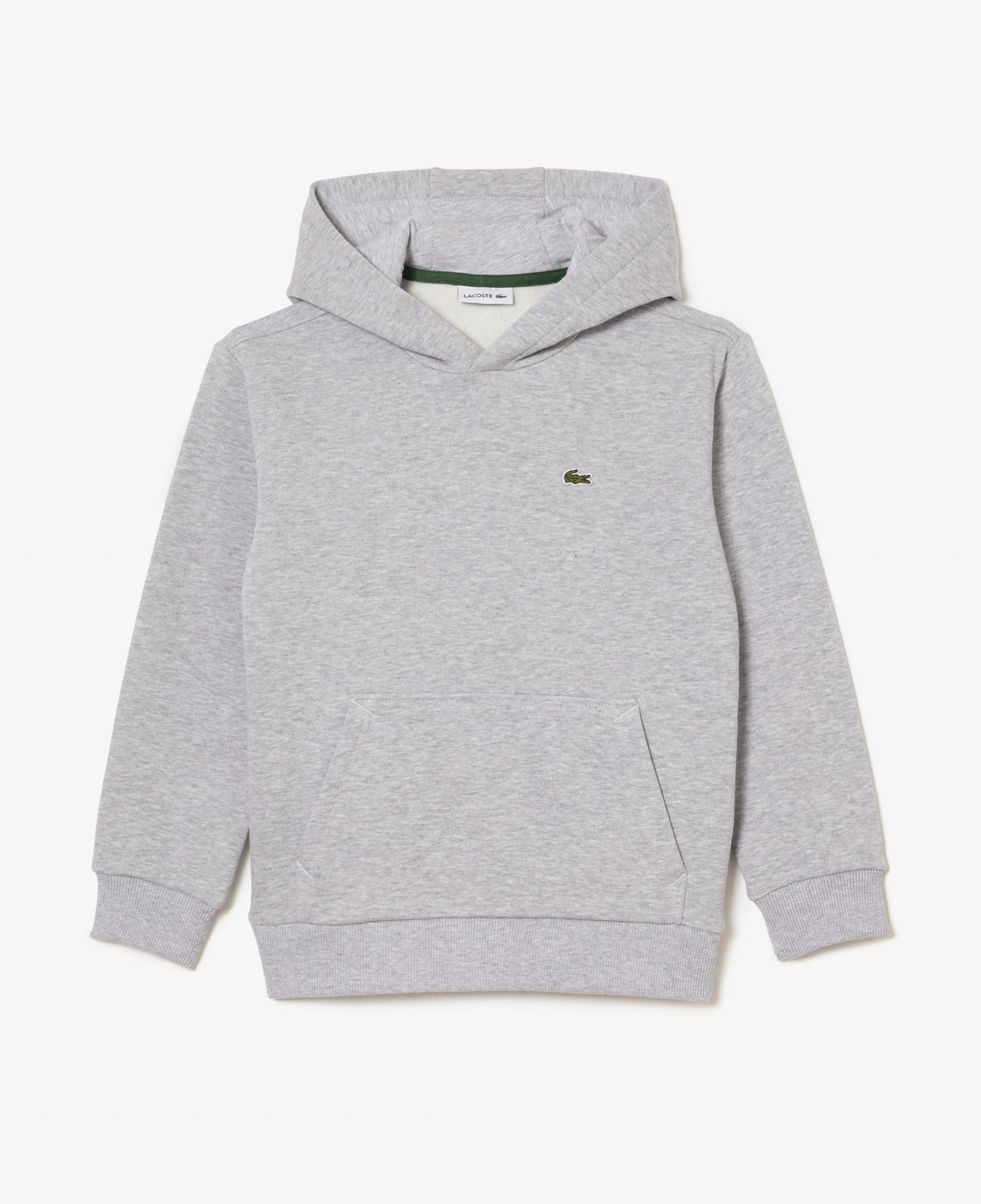 Lacoste Çocuk Kapüşonlu Gri Sweatshirt