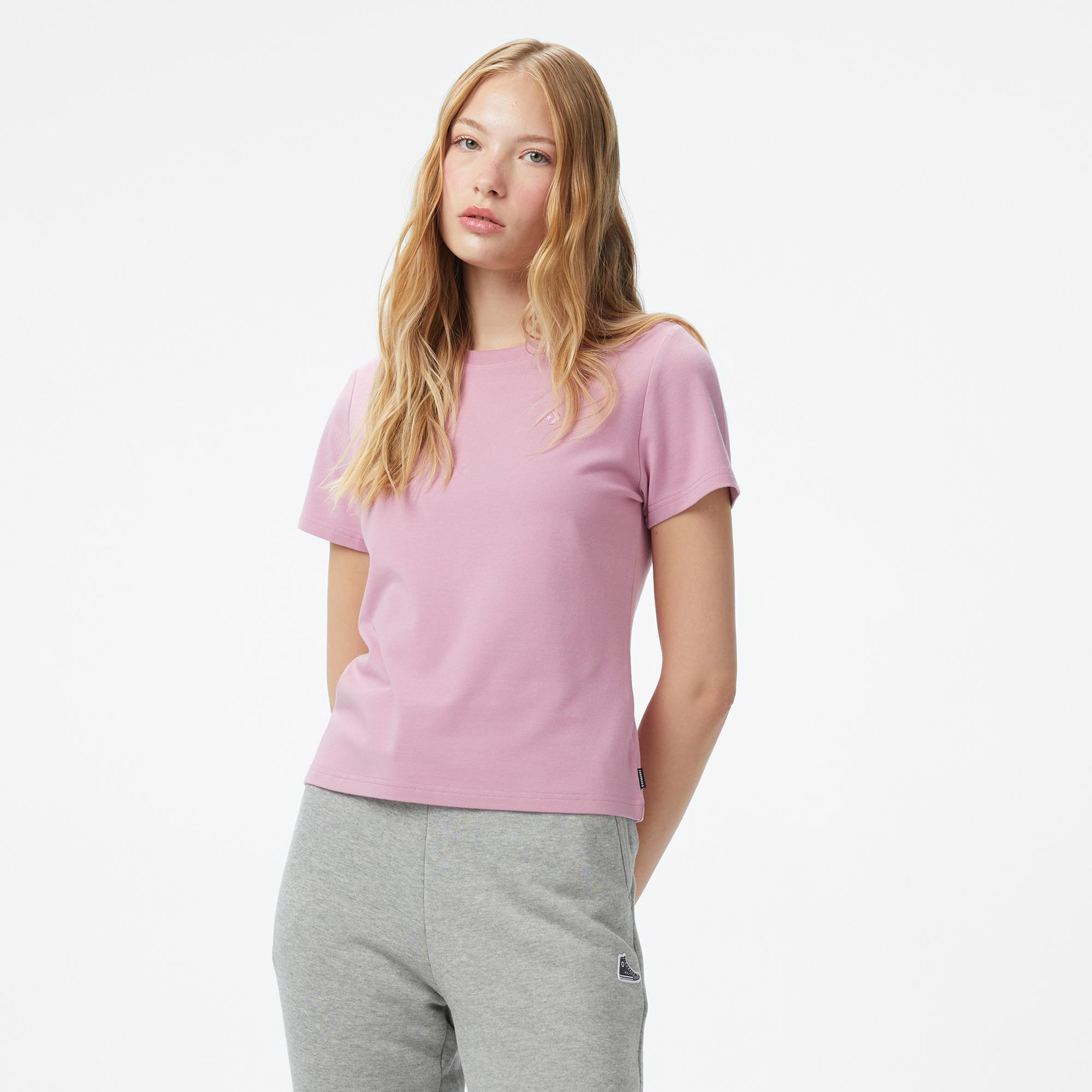 Converse Kadın Pembe T-Shirt