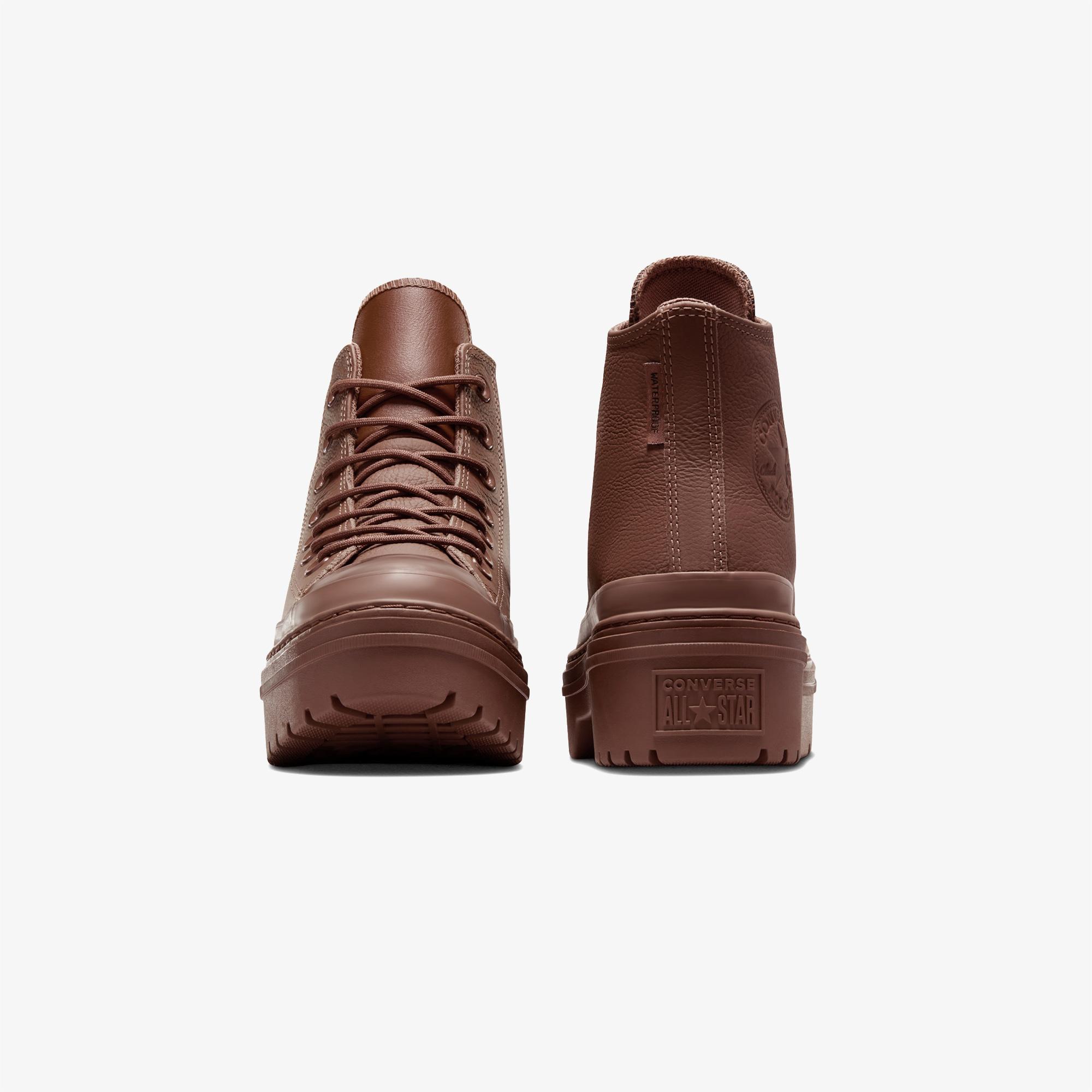 Converse Chuck Taylor All Star Lugged Heel Kadın Kahverengi Deri Platform Bot