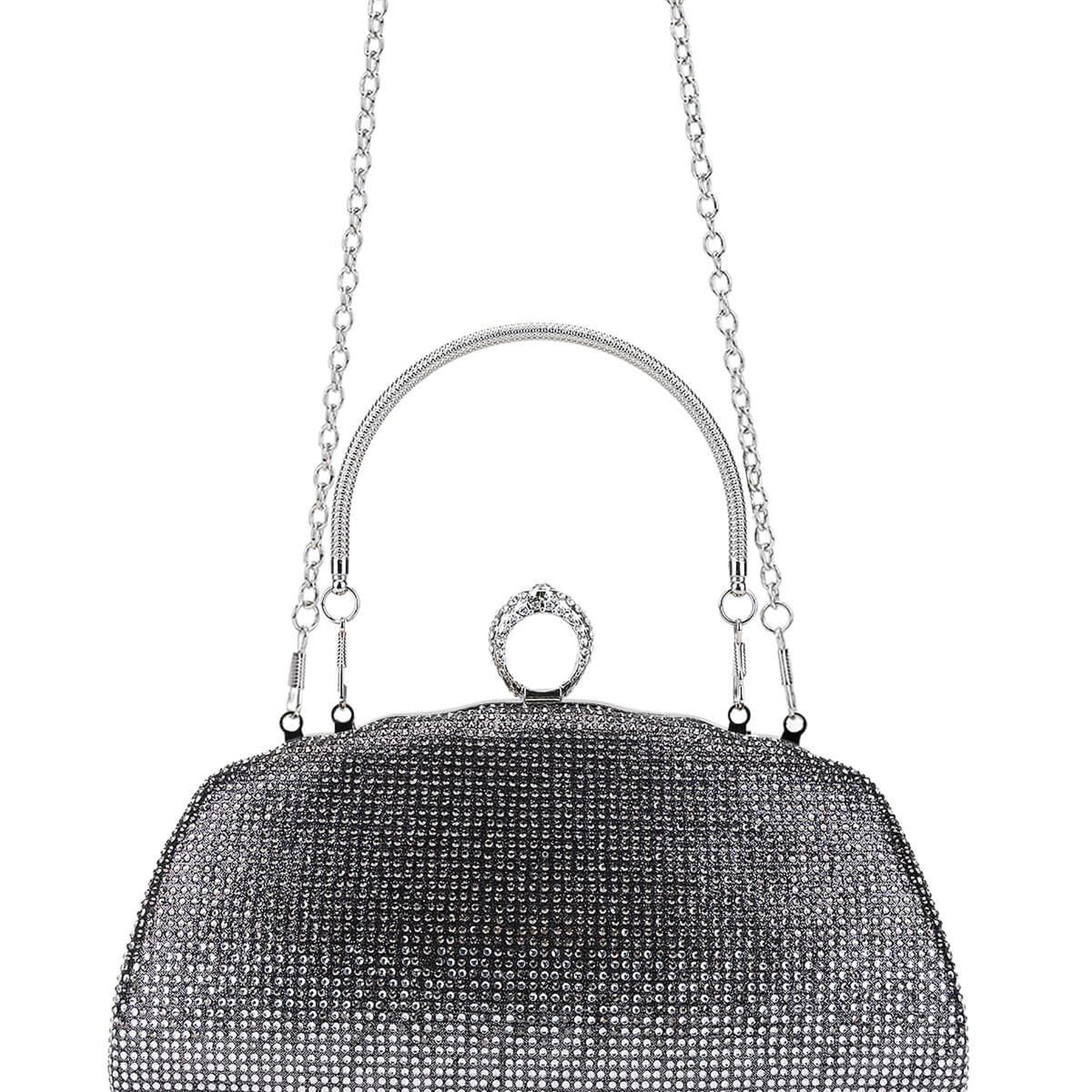 Tamer Tanca Kadın Vegan Antrasit Abiye Çanta