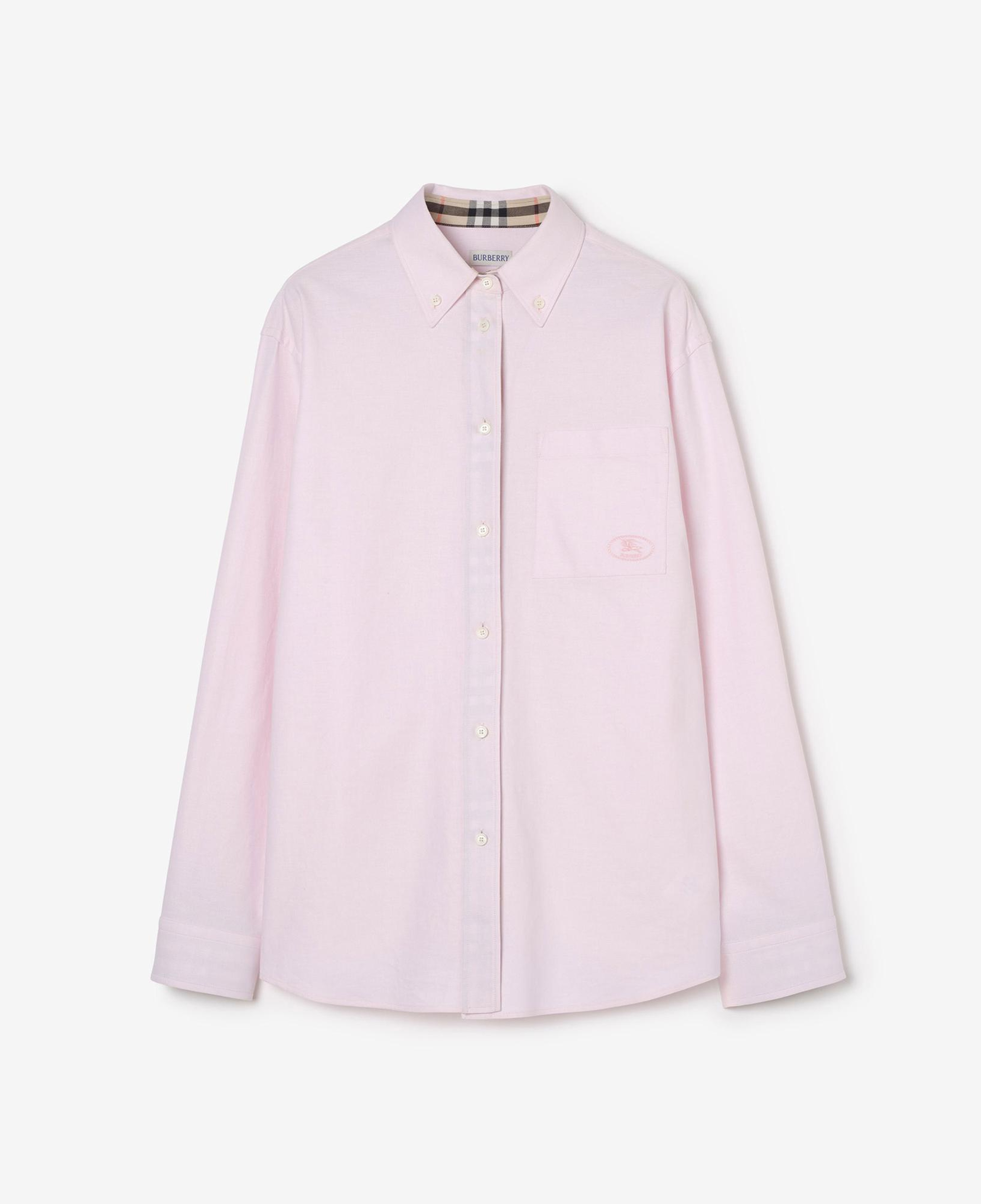 Burberry Relaxed Fit Cotton Oxford Kadın Pembe Gömlek