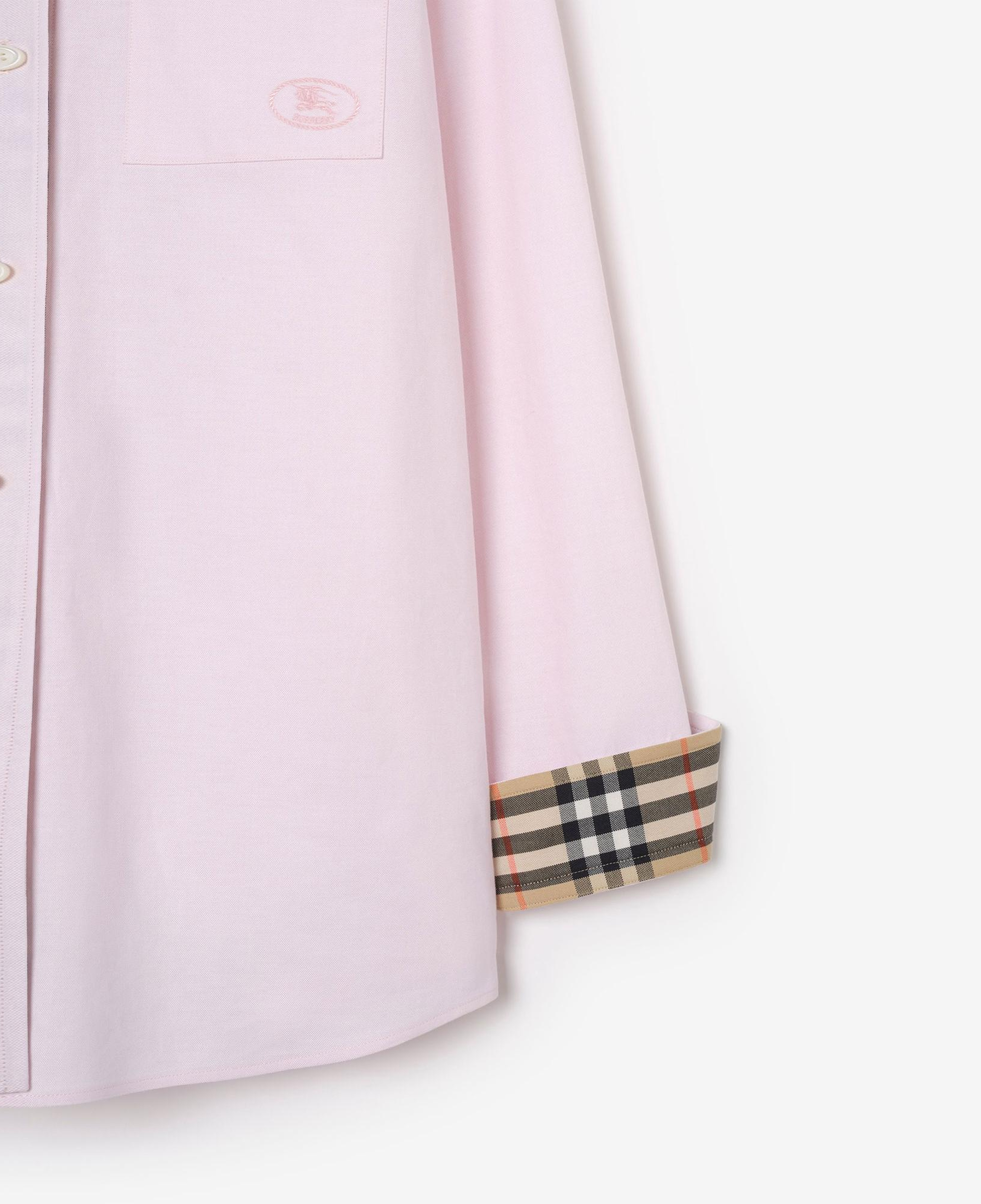 Burberry Relaxed Fit Cotton Oxford Kadın Pembe Gömlek