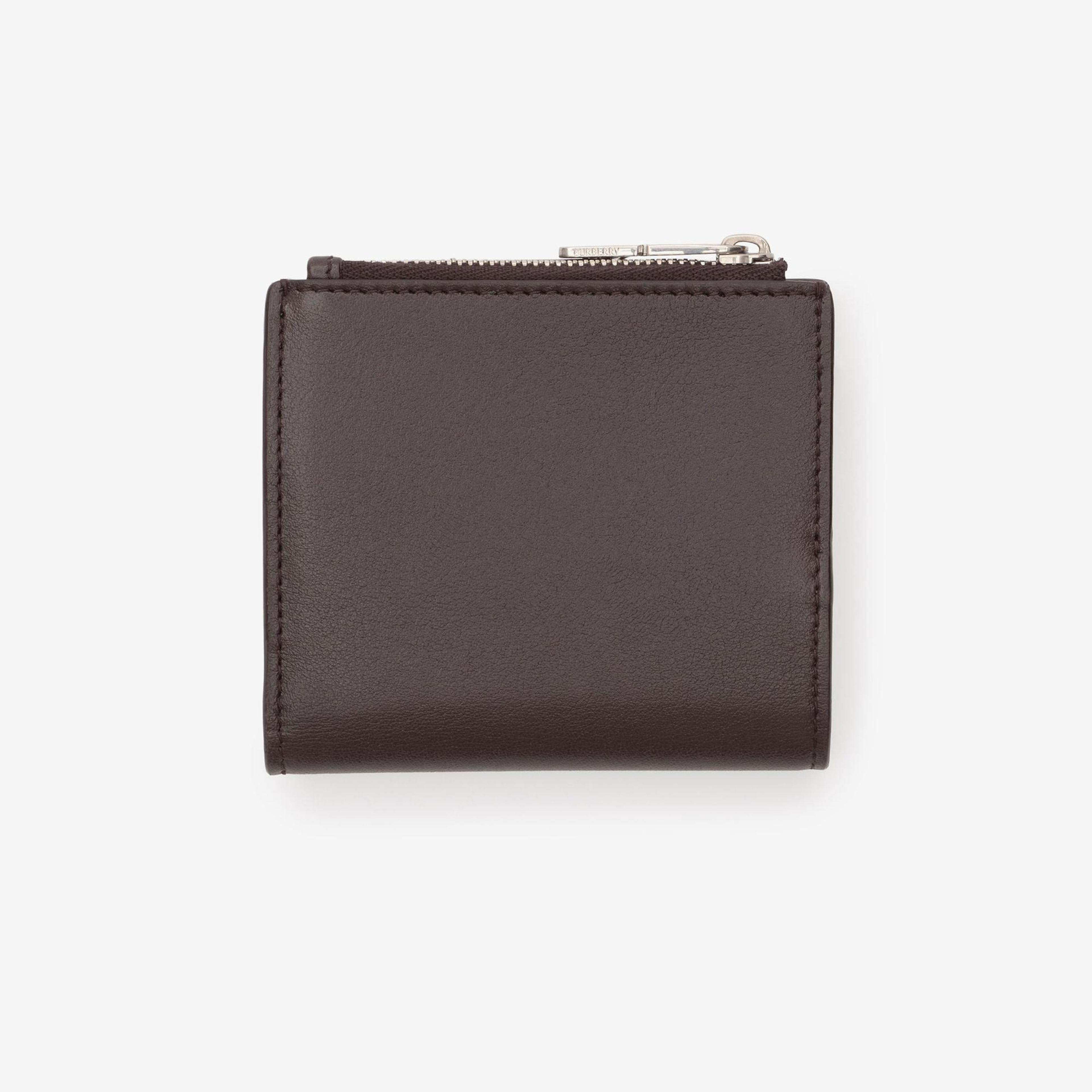 Burberry Pop Check Zip Erkek Kahverengi Cüzdan