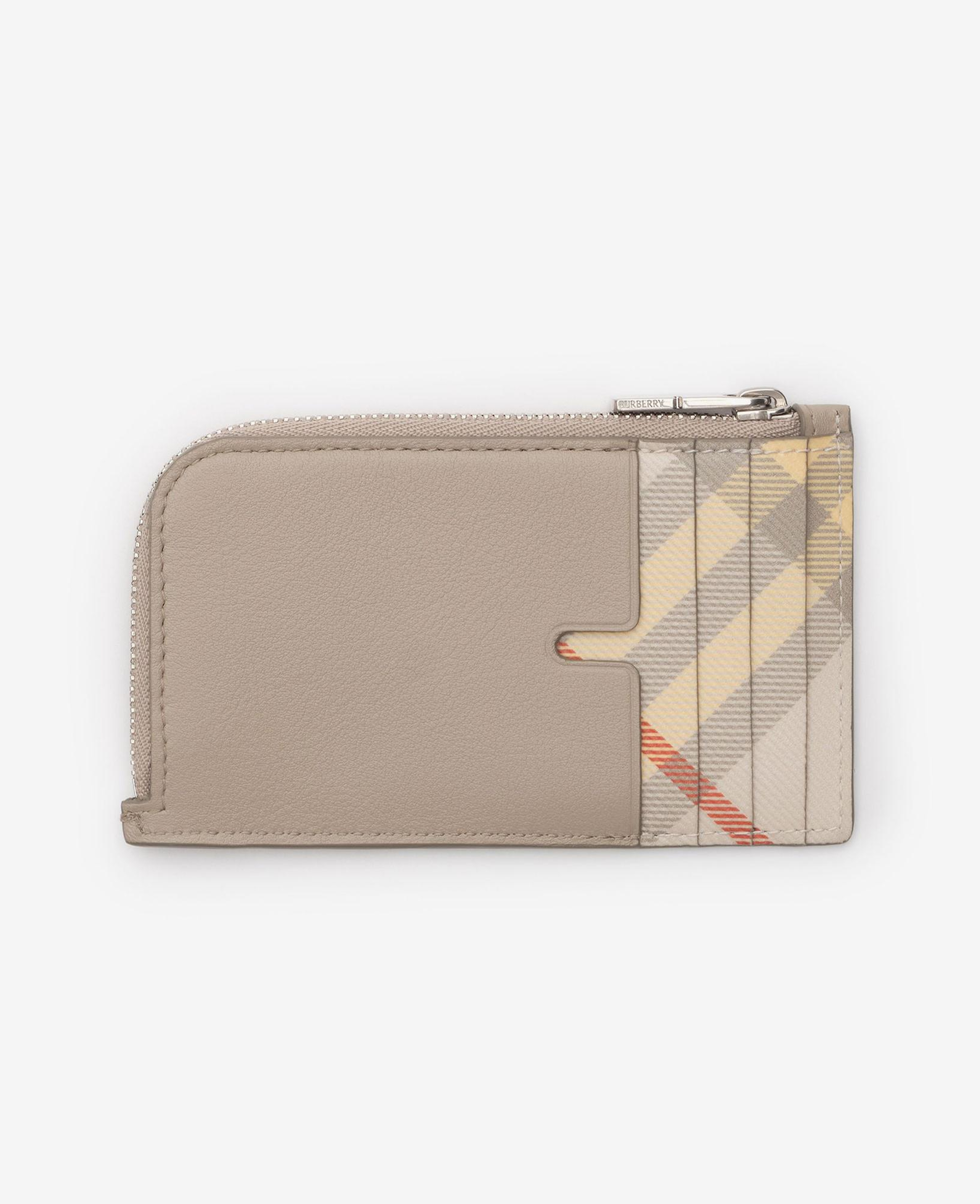 Burberry Pop Check Zip Erkek Krem Kartlık