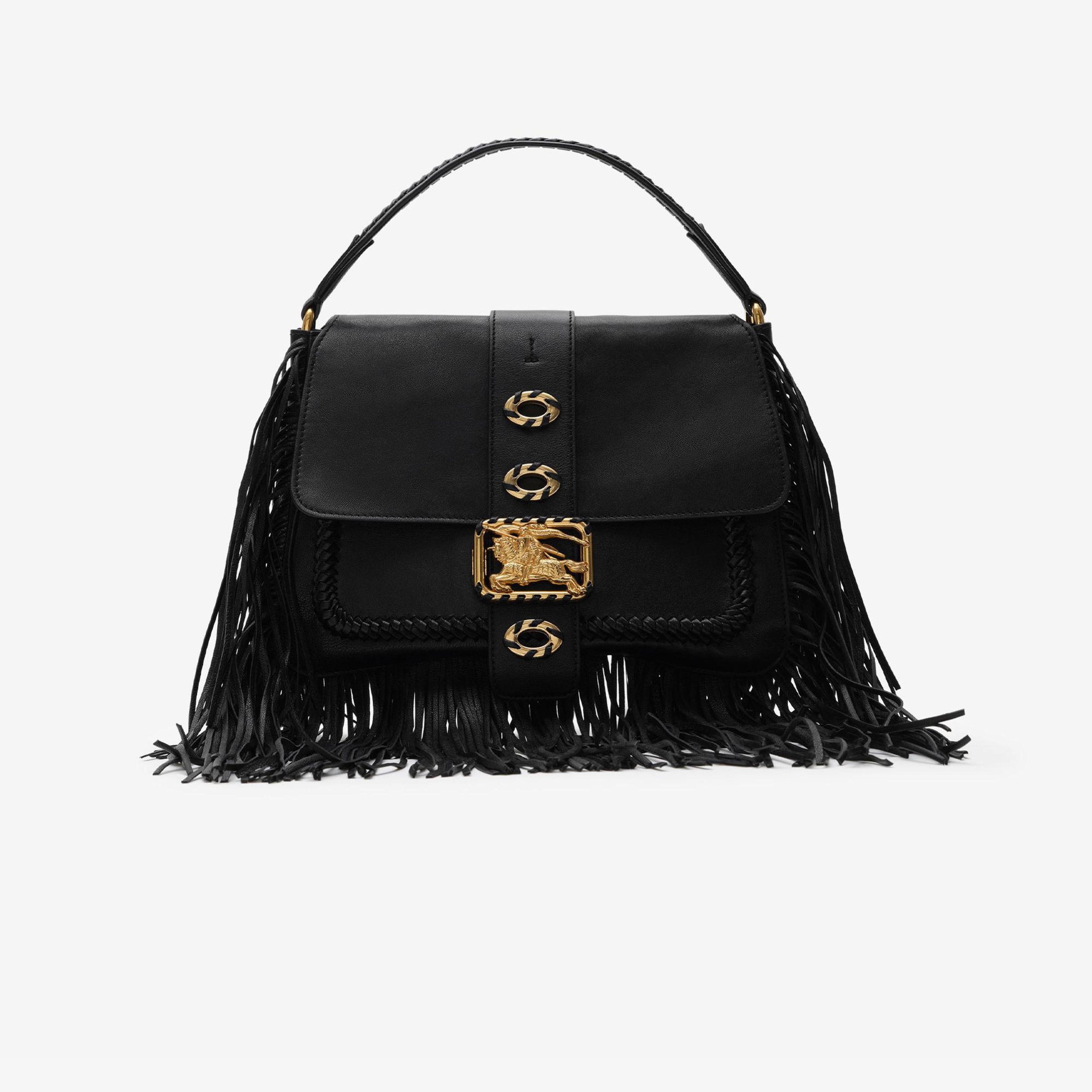 Burberry Small Rider Kadın Siyah El Çantası