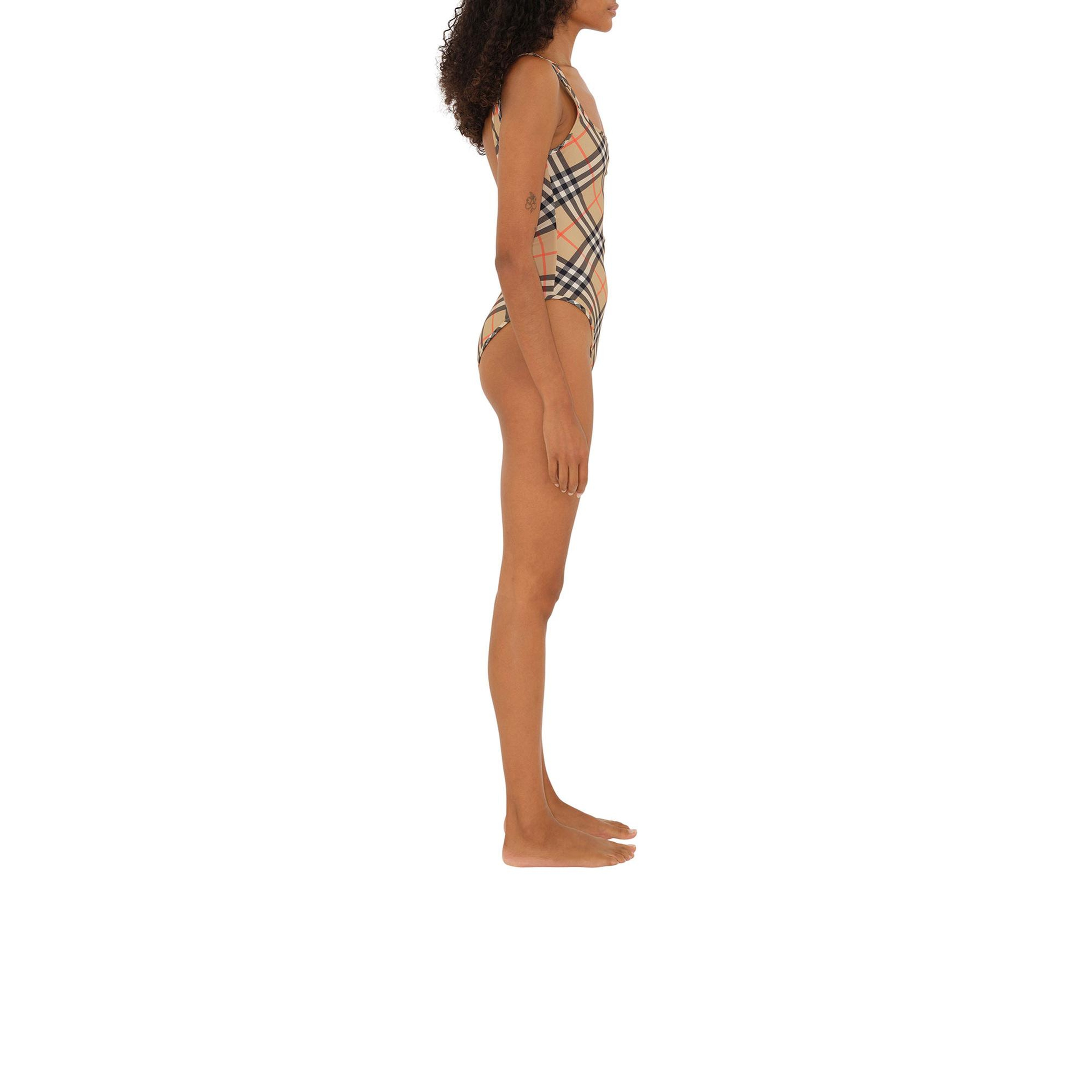 Burberry Check Kadın Bej Mayo